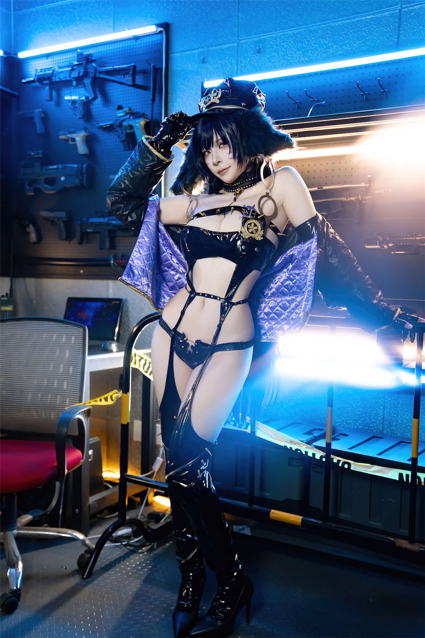 二佐Nisa Vol.181 碧蓝航线 武藏 女警 [25P-101M]-吾爱二次元