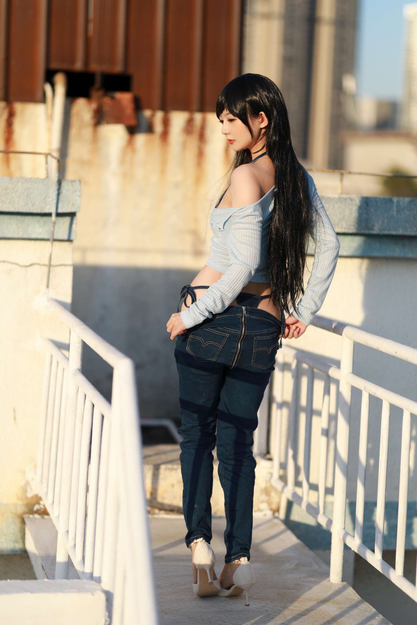 51酱 Vol.014 吉他牛仔裤[26P-366M]-吾爱二次元