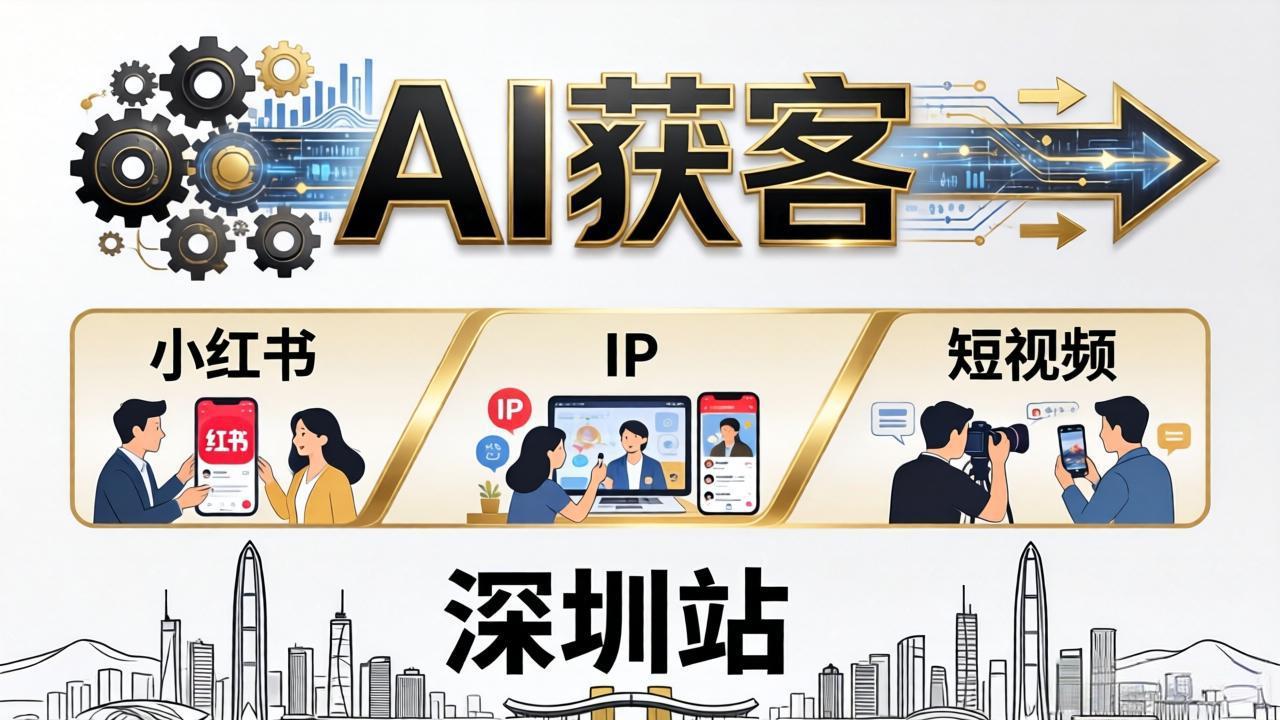 2026AI获客大课深圳站：4月17日-19日3天2夜拆透小红书 IP 短视频，老板操盘手必来_-七宝：认真做好一件事
