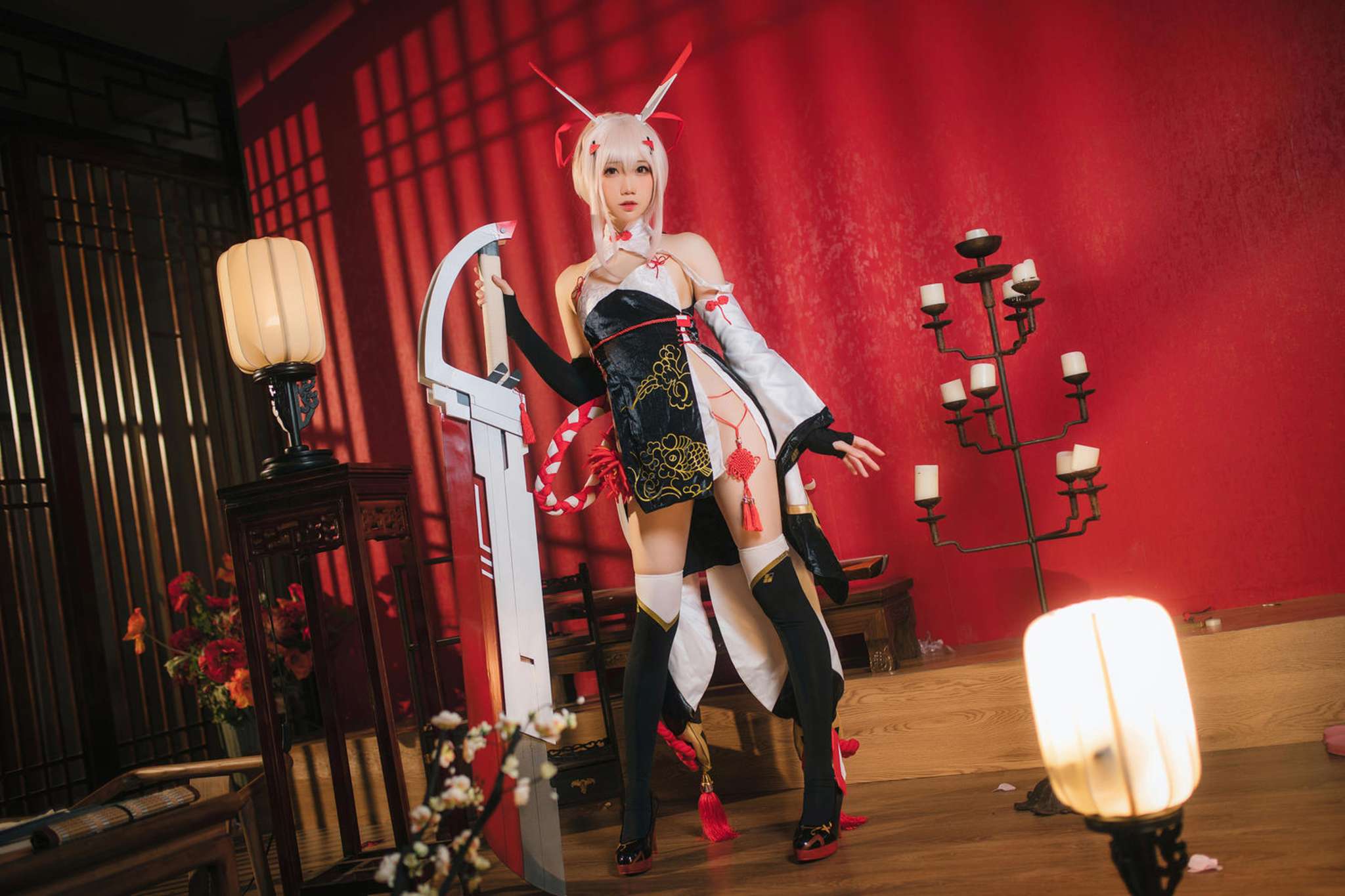 焖焖碳 Vol.047 绫波旗袍 [25P-375MB]-吾爱二次元