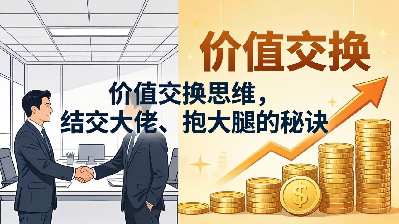 某付费文章：价值交换思维，结交大佬、抱大腿的秘诀_-七宝：认真做好一件事