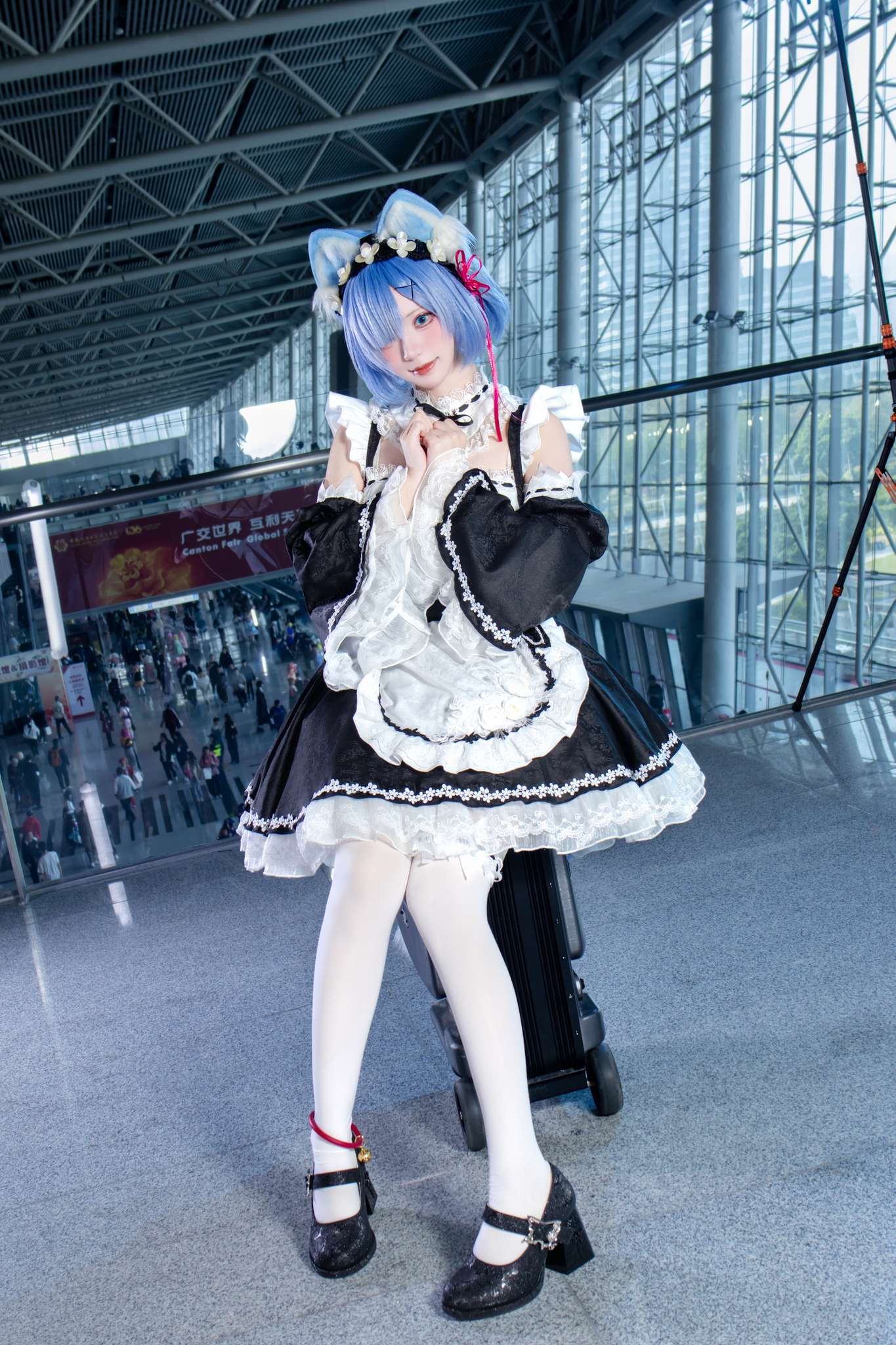 花柒Hana Vol.040 萤火虫动漫嘉年华 猫猫蕾姆[107P1V-890M]-吾爱二次元