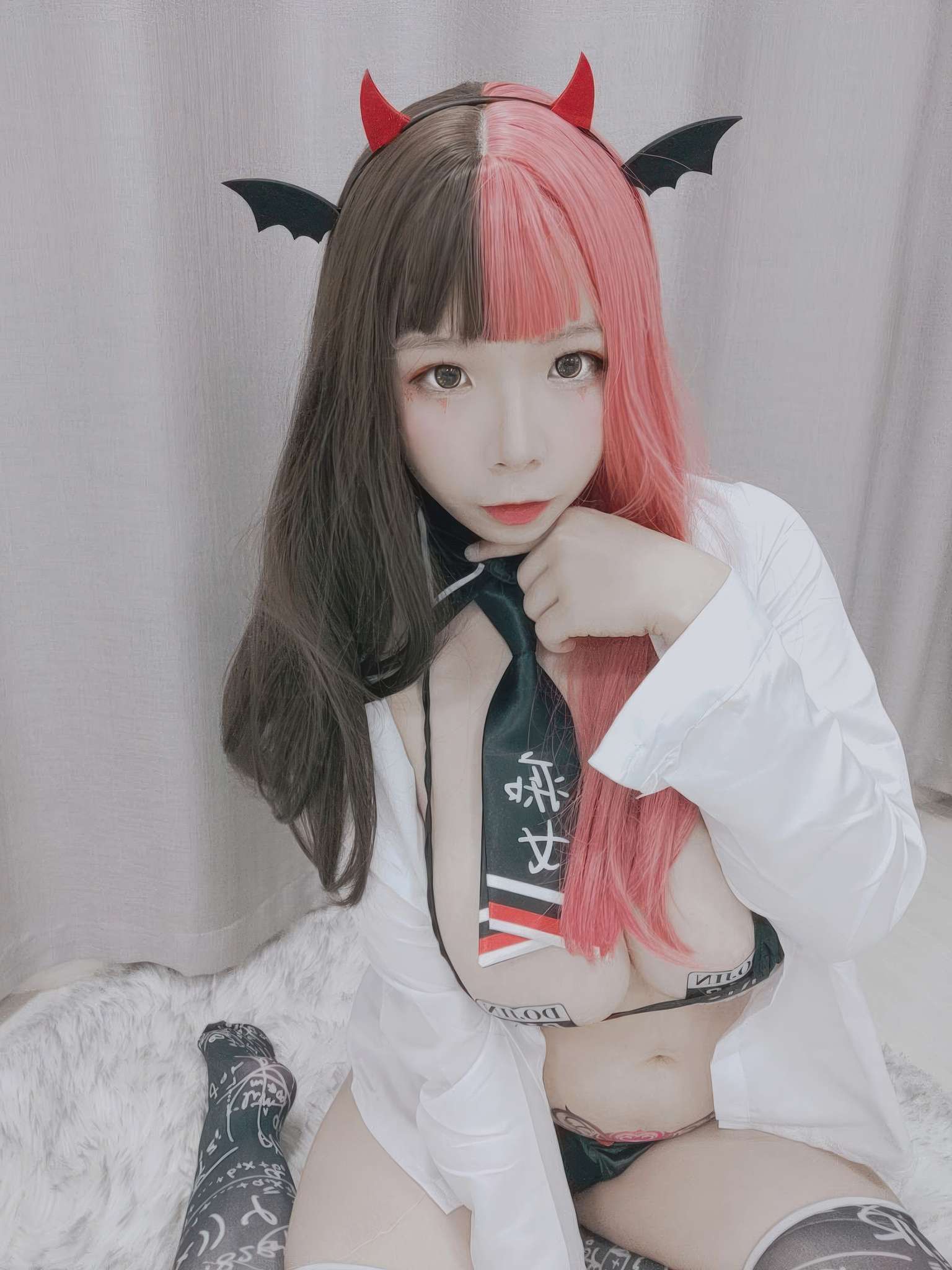 图片[3]-无颜小天使 Vol.027 恶堕痴女[33P-96M]-吾爱二次元