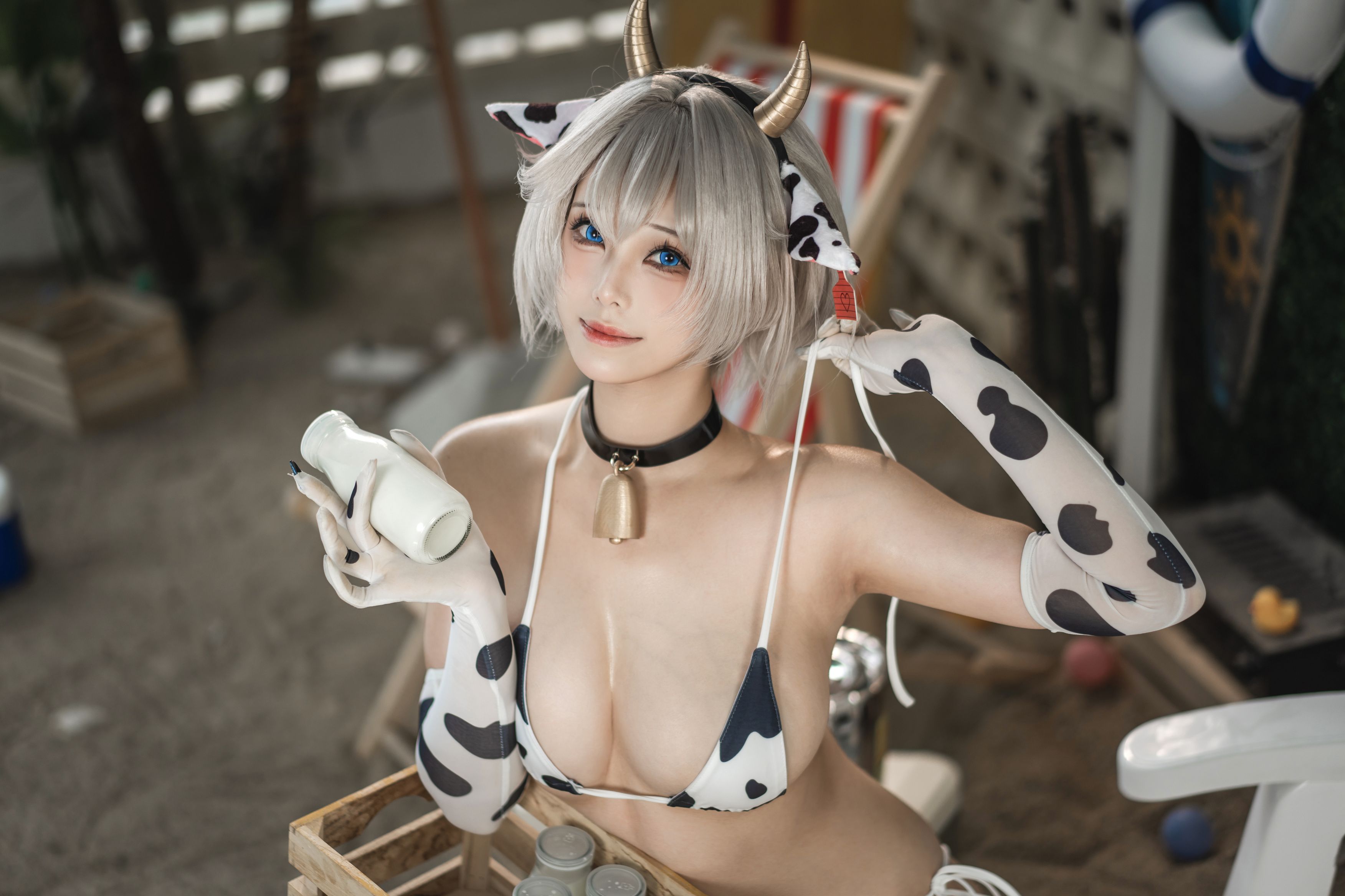 蜜汁猫裘 Vol.119 棕色尘埃奶牛[173P2V-8.6G]-吾爱二次元