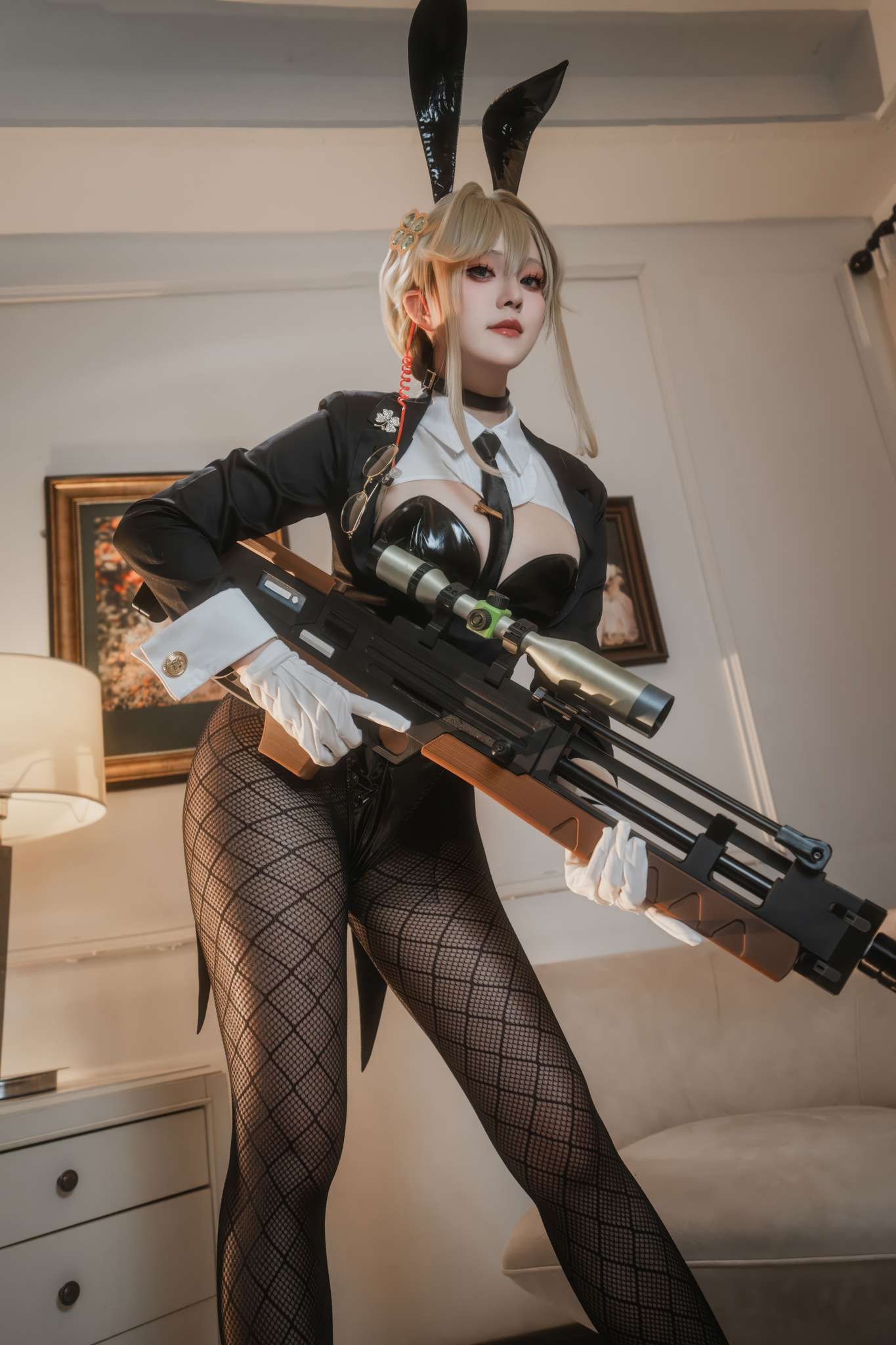 图片[2]-Natsuko夏夏子 Vol.081 NIKKE 爱德 特工兔女郎[86P4V-942M]-吾爱二次元