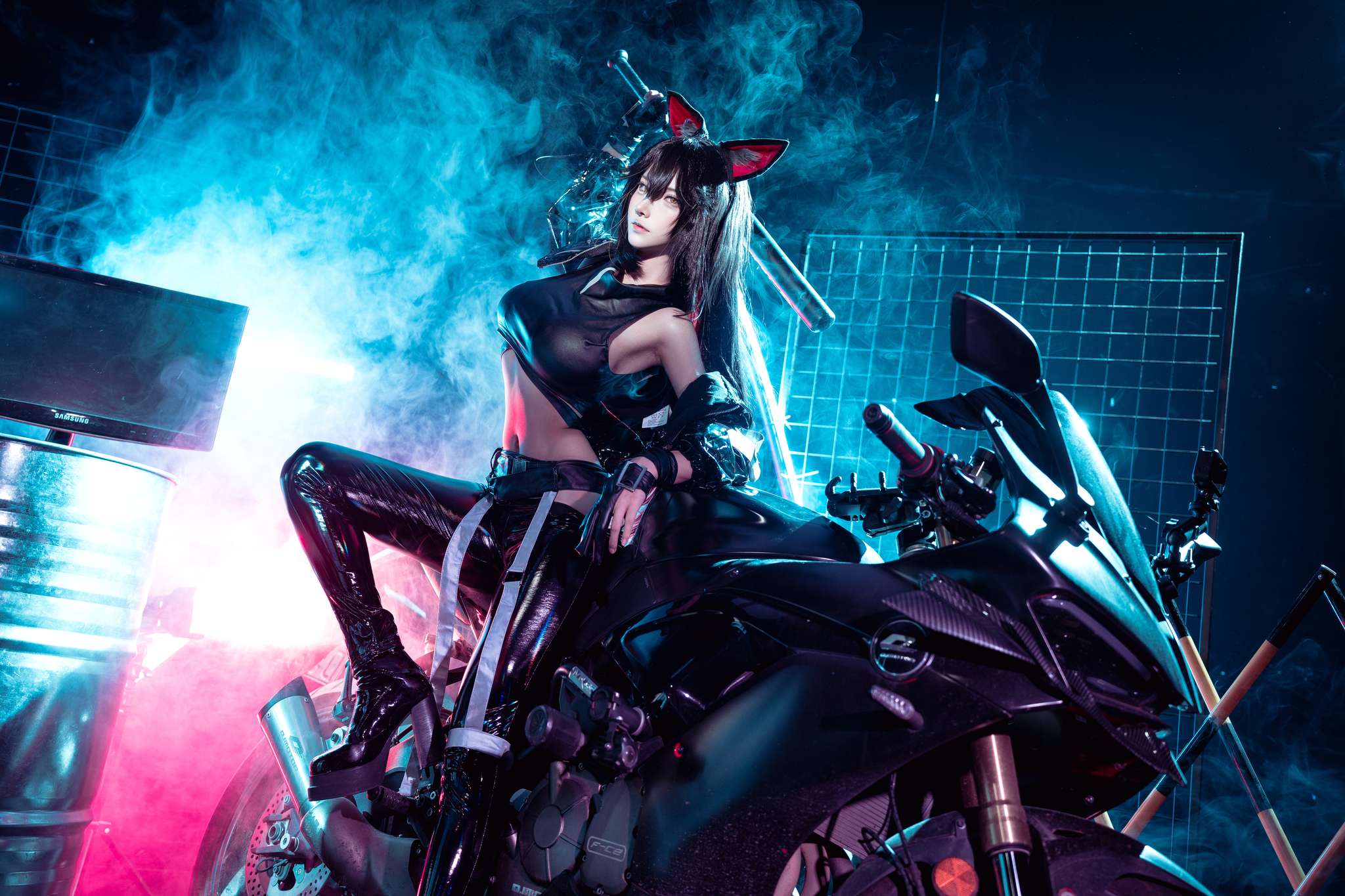 Seya-狮砸 Vol.050 明日方舟 德克萨斯音律联觉[12P-200M]-吾爱二次元
