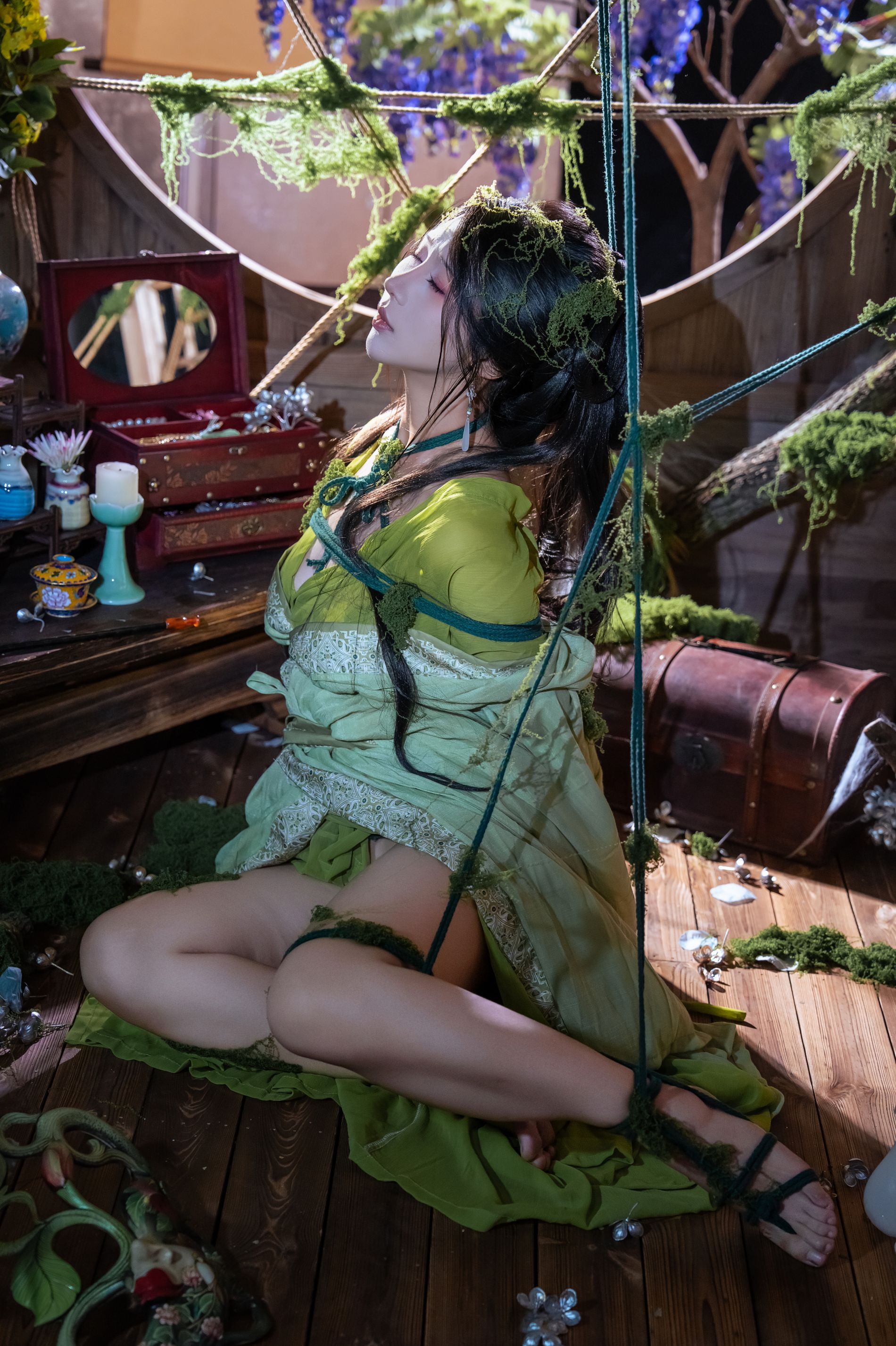 云溪溪 Vol.107 苔缚[93P1V-3.38G]-吾爱二次元