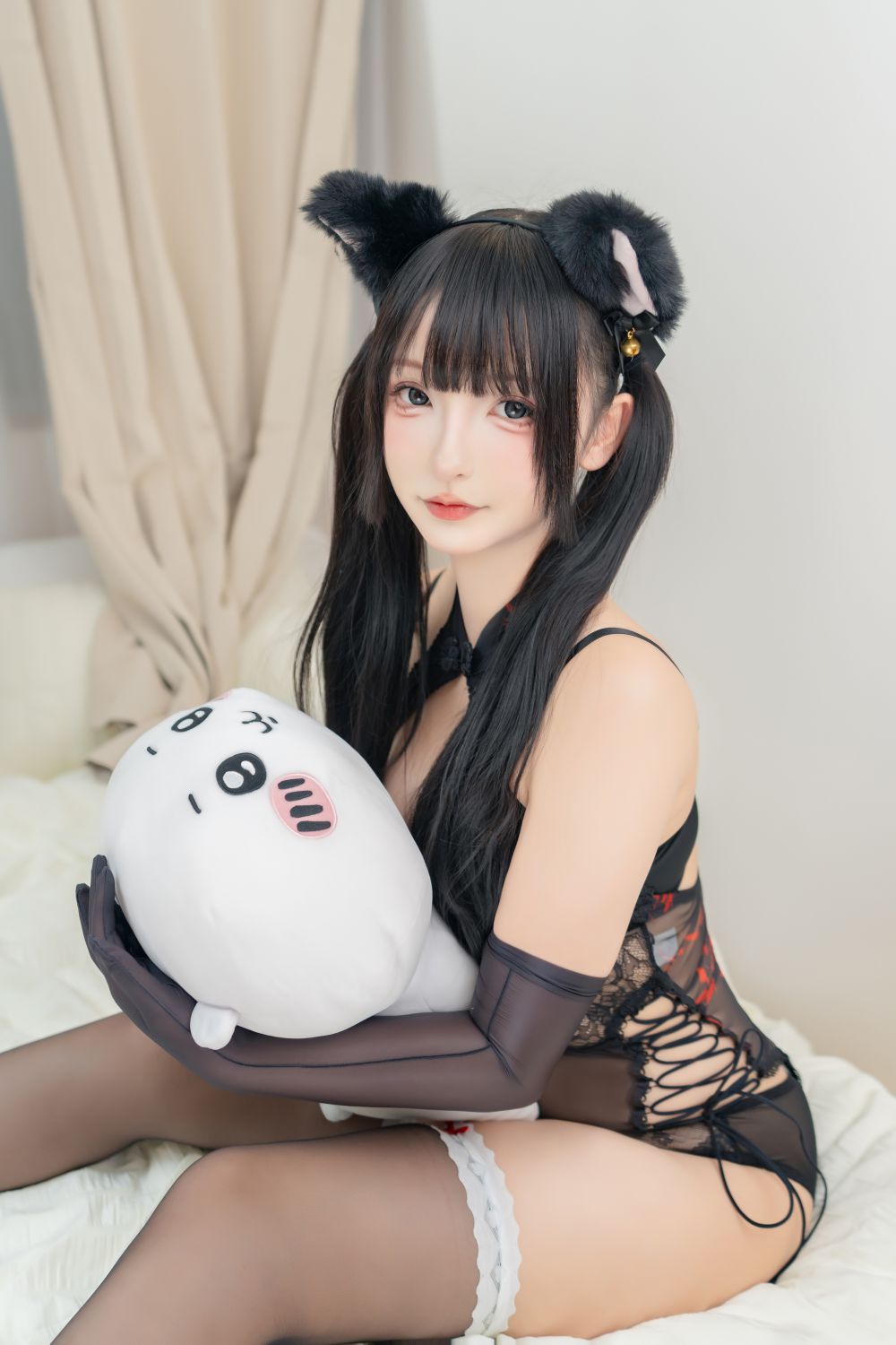 图片[2]-神楽坂真冬 Vol.204 黑猫诱惑[75P2V-380M]-吾爱二次元