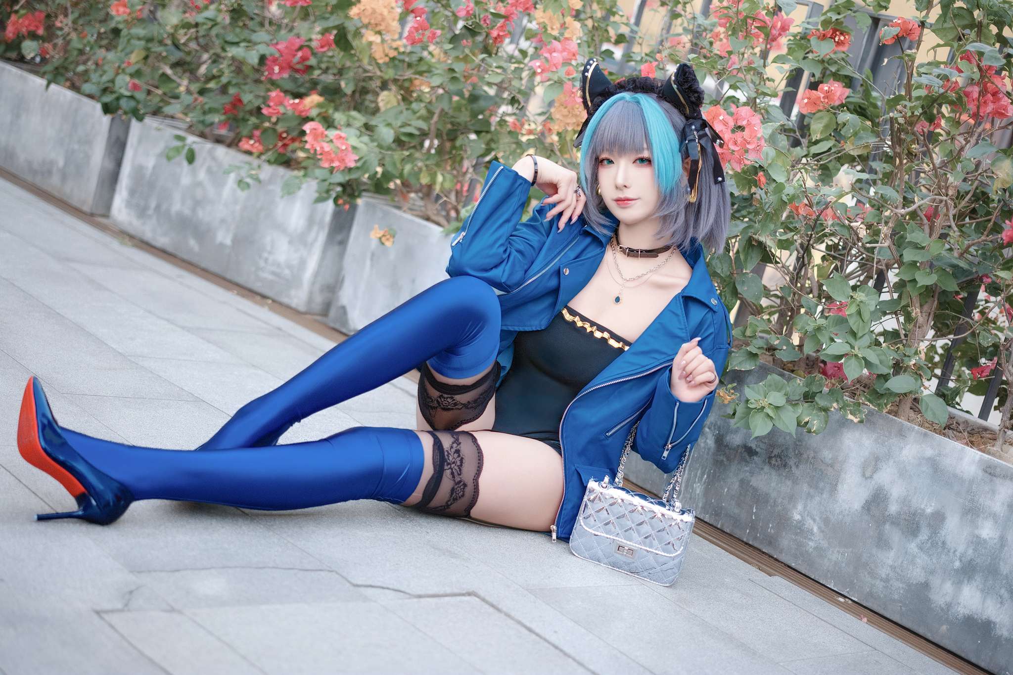 封疆疆v Vol.078 碧蓝航线-柴郡常服[27P-420M]-蝶影二次元