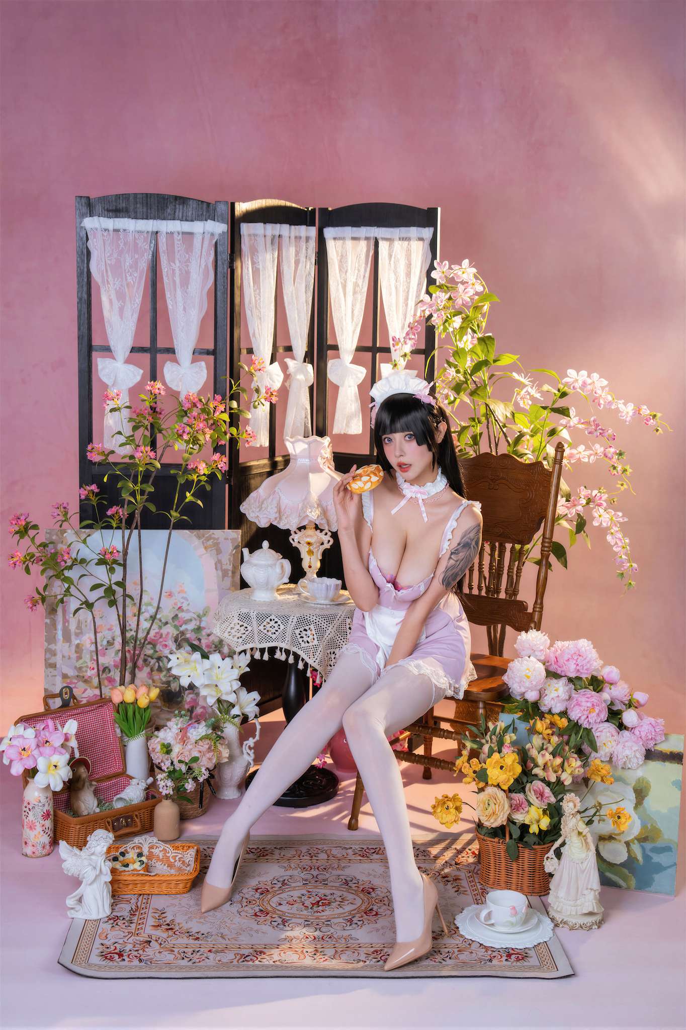 云溪溪 Vol.116 &奈汐酱nice 侍花礼 [100P1V-2.33G]-吾爱二次元