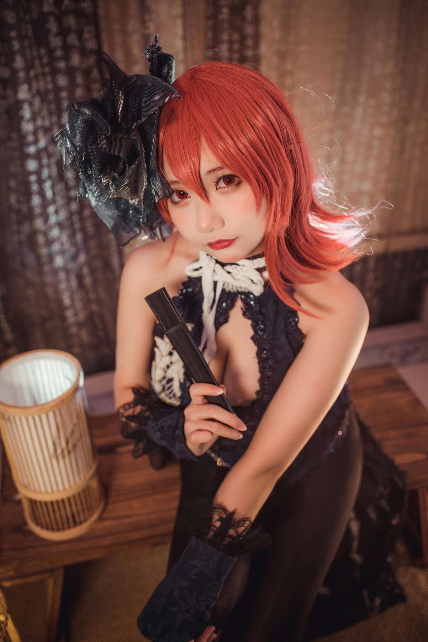 是一只熊仔 Vol.039 碧蓝航线 黑太子旗袍[19P-63M]-吾爱二次元