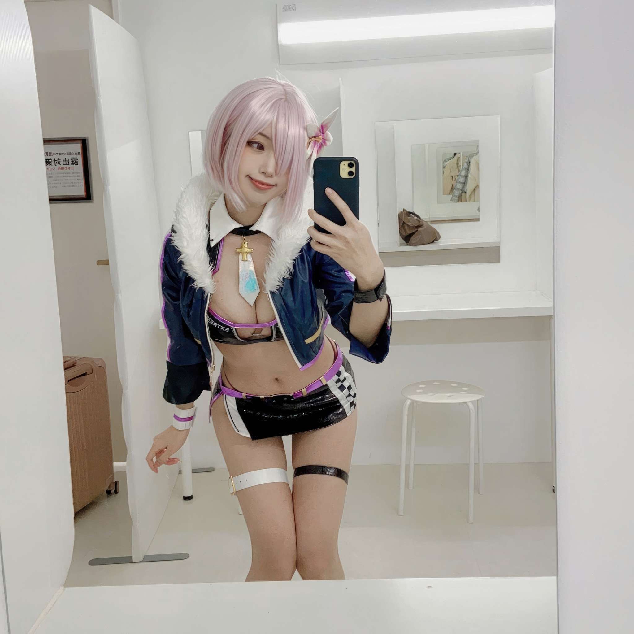 图片[5]-切切celia Vol.032 FGO 玛修赛车服[23P-80M]-吾爱二次元