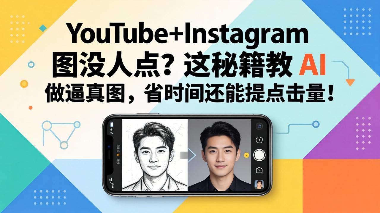 YouTube Instagram图没人点？这秘籍教 AI 做逼真图，省时间还能提点击量_-七宝：认真做好一件事