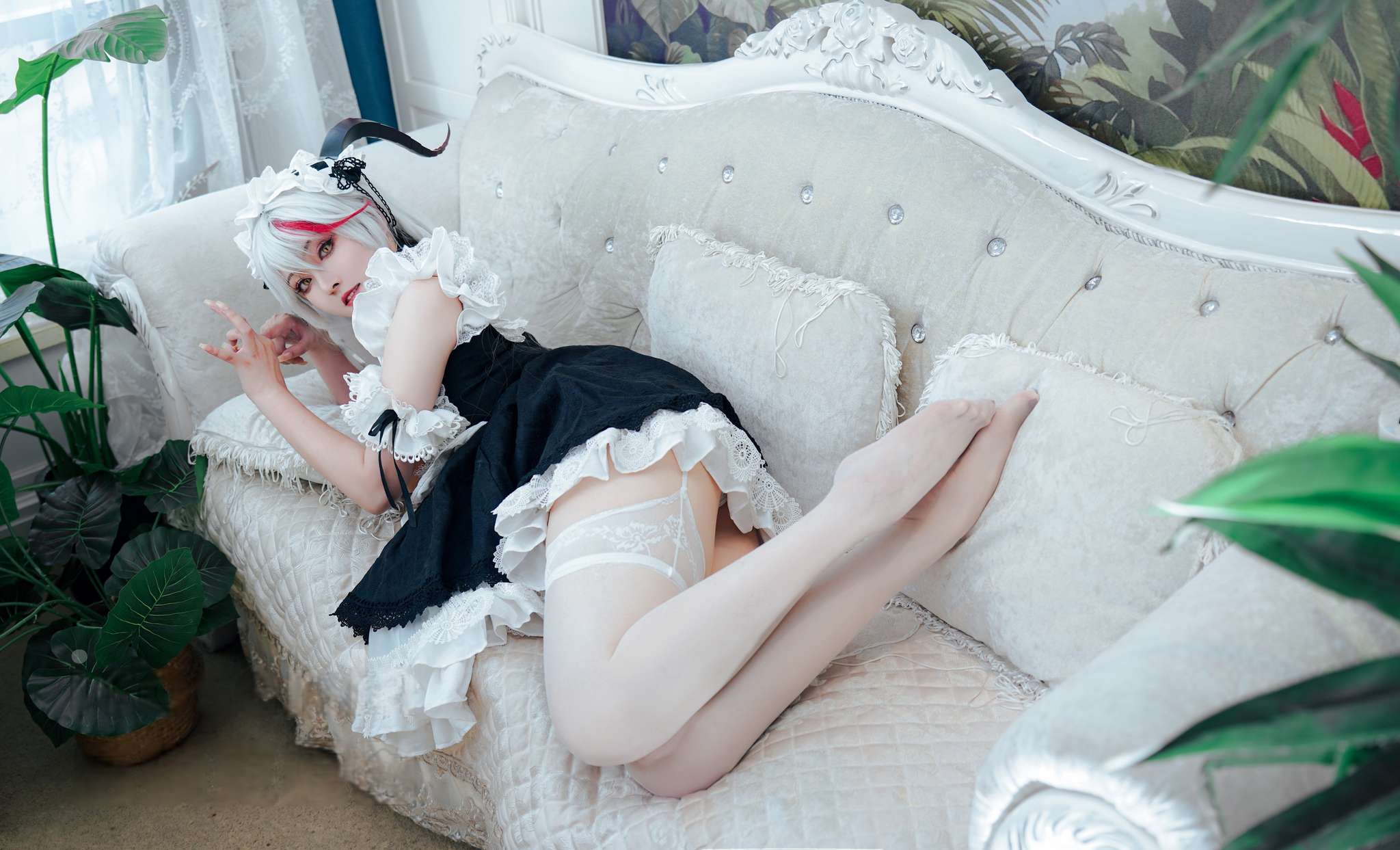 Natsuko夏夏子 Vol.067 碧蓝航线 埃吉尔 龙女仆 [17P-98M]-吾爱二次元