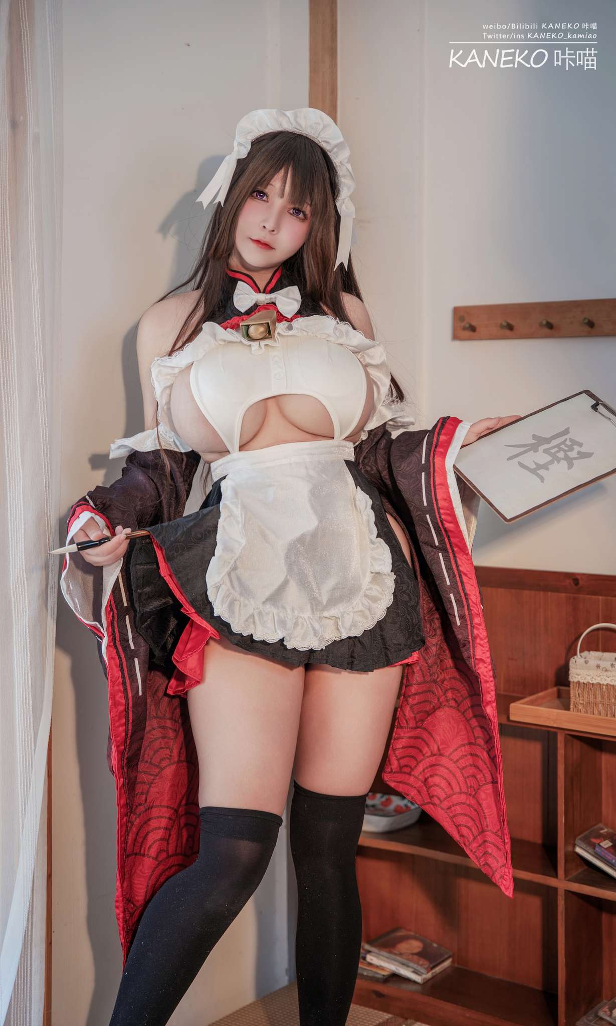 图片[5]-KANEKO_咔喵 Vol.025 樫野牛牛女仆 [35P2V-982MB]-吾爱二次元