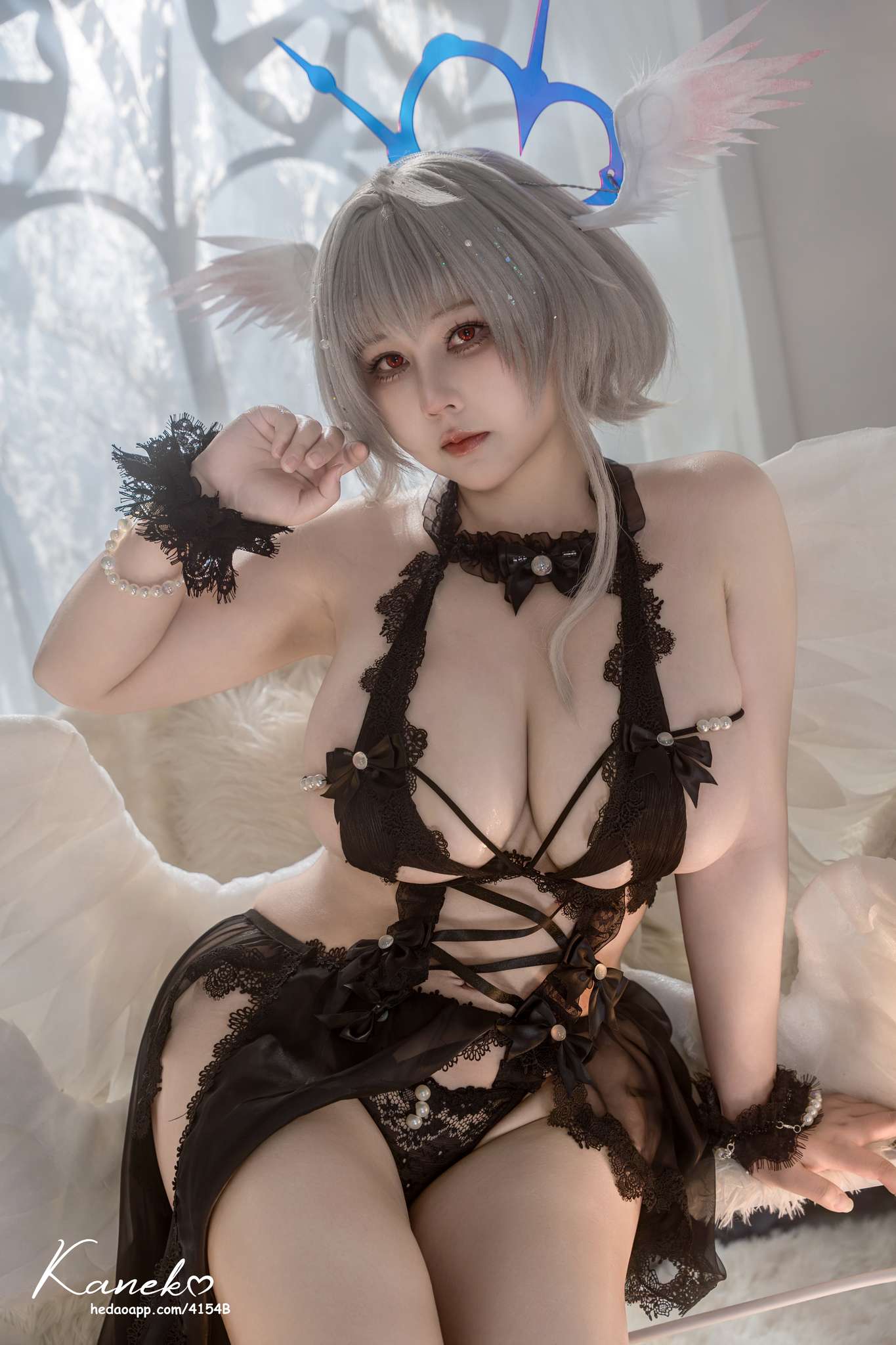 KANEKO_咔喵 Vol.043 碧蓝航线-珍珠号·黑白[36P-94M]-蝶影二次元