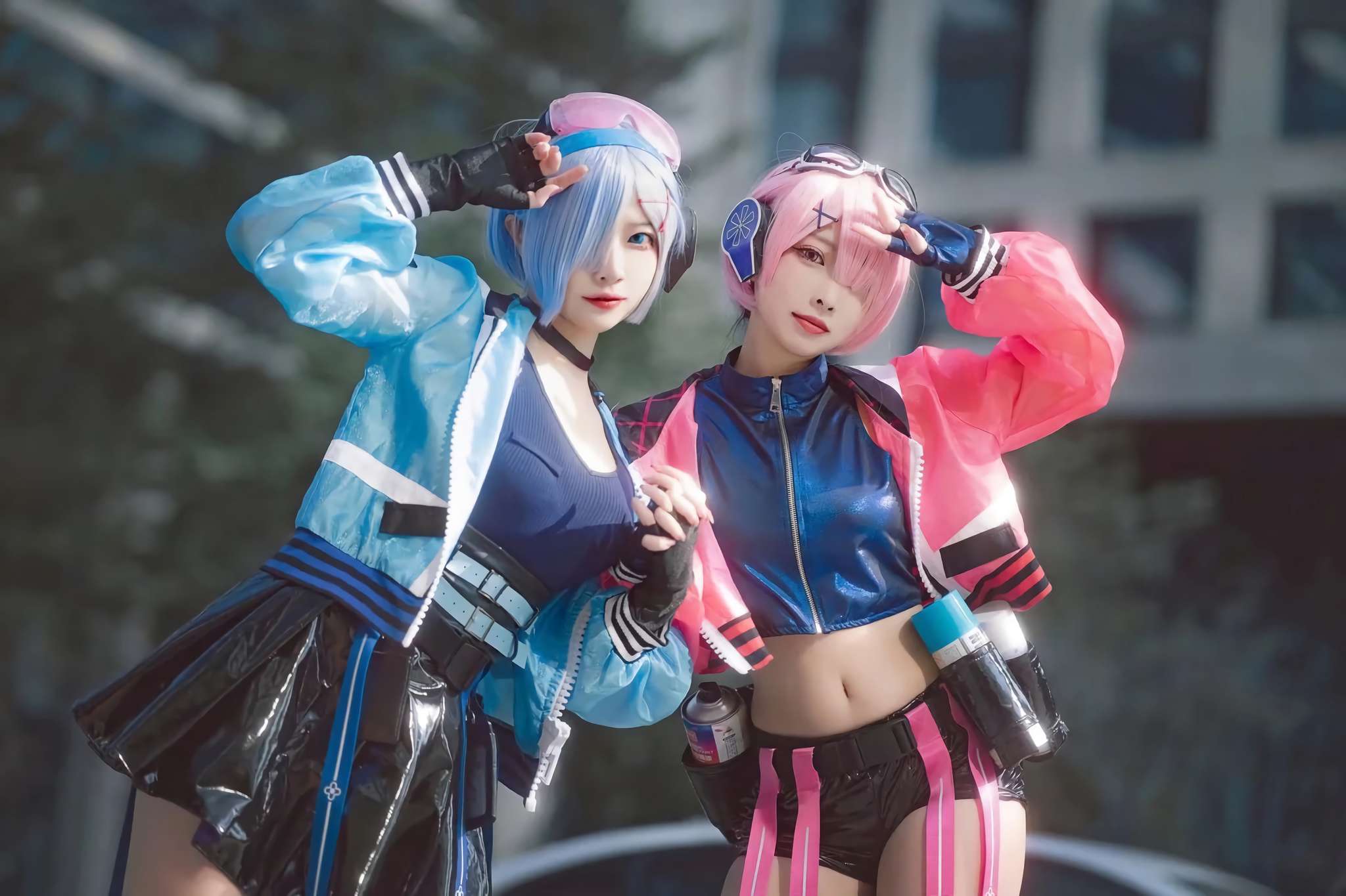 二佐Nisa Vol.206 &宫本桜 蕾姆&拉姆 霓虹都市 萤火虫动漫游戏嘉年华场照 [19P-250MB]-吾爱二次元