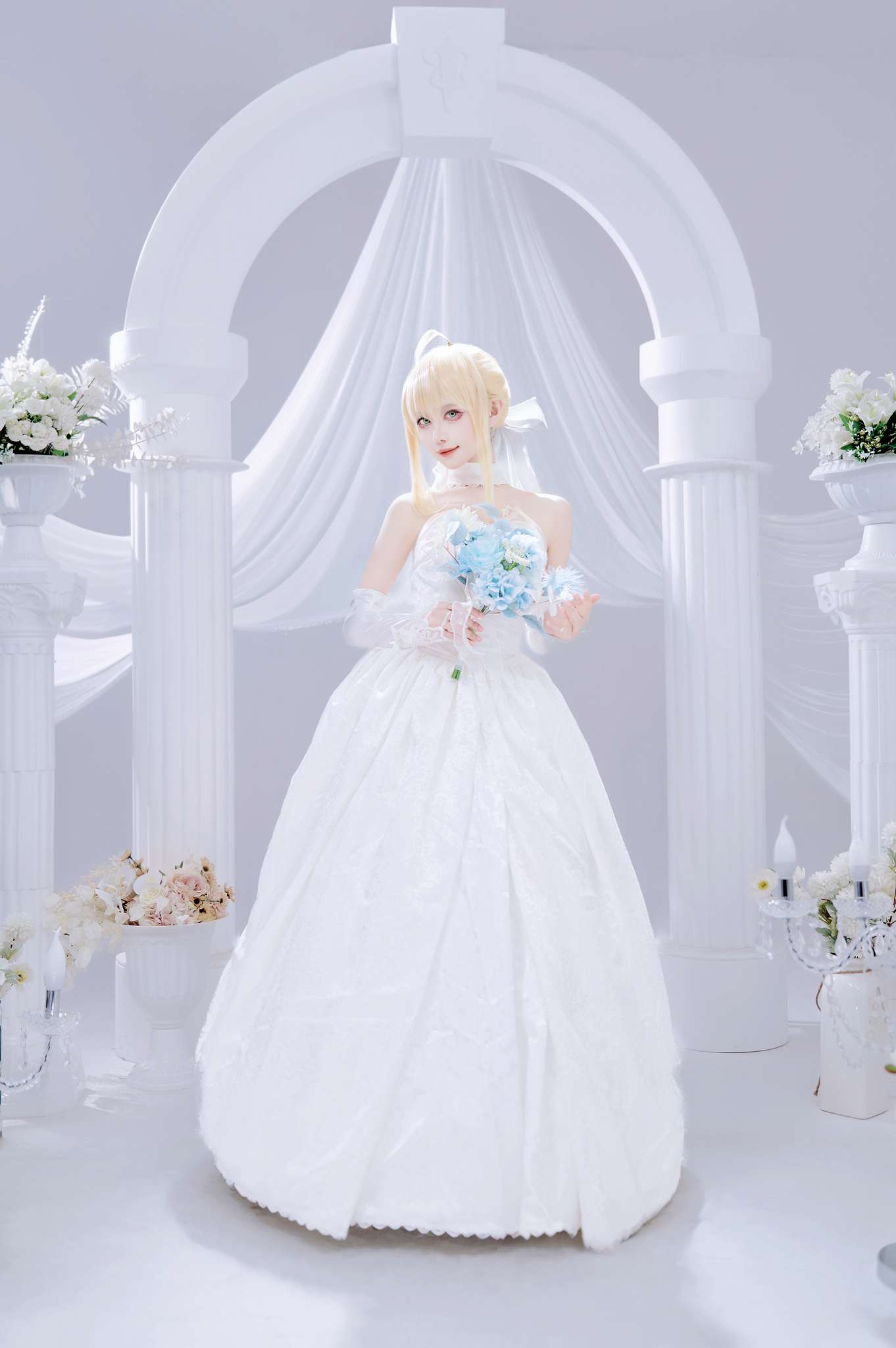 Shika小鹿鹿 Vol.129 FGO Saber花嫁[22P-284M]-吾爱二次元