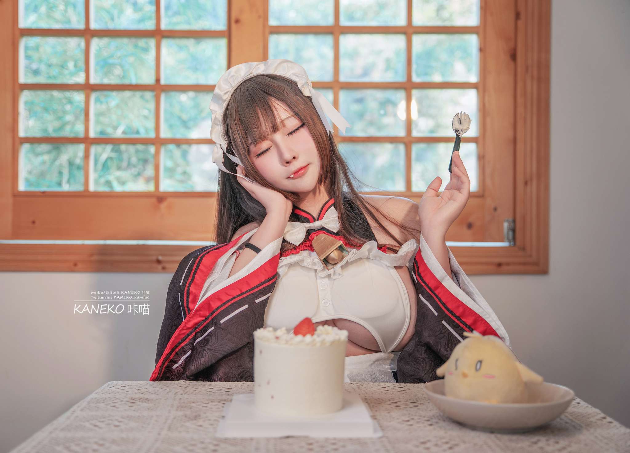 图片[3]-KANEKO_咔喵 Vol.025 樫野牛牛女仆 [35P2V-982MB]-吾爱二次元