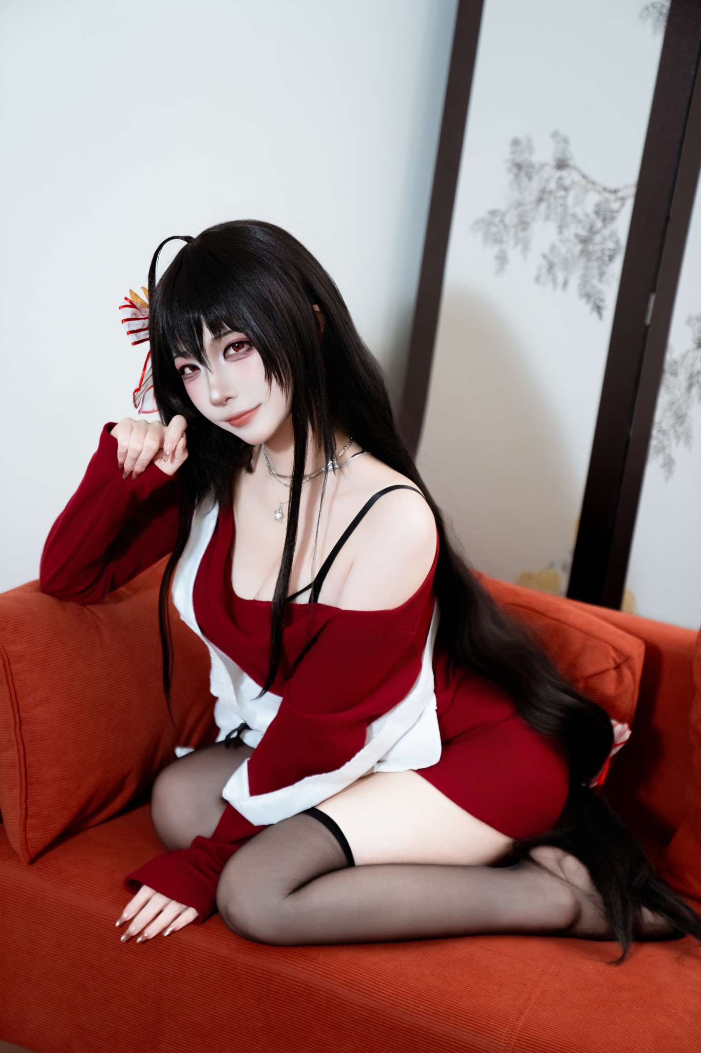图片[2]-二佐Nisa Vol.215 碧蓝航线 大凤 居家服 [31P-998MB]-蝶影二次元