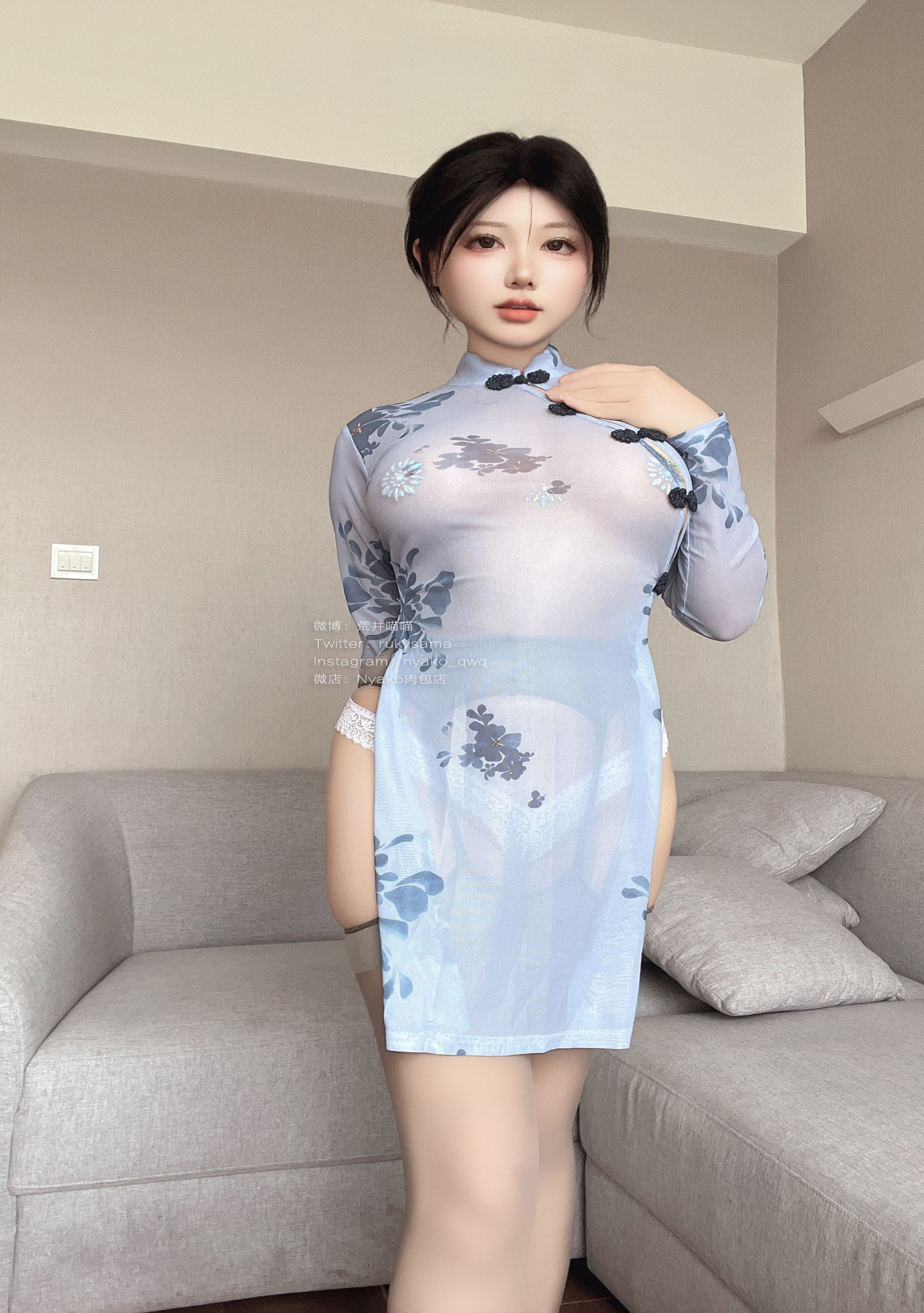 图片[5]-Nyako喵子 Vol.089 小奶牛 比基尼围裙 [52P1V-494MB]-蝶影二次元