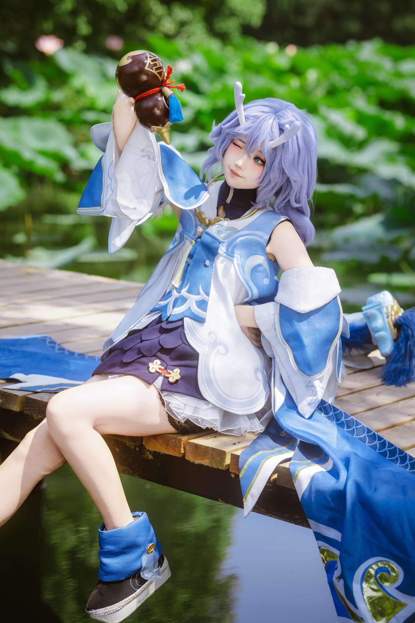 图片[2]-花柒Hana Vol.035 崩坏·星穹铁道 白露 [14P-250M]-吾爱二次元