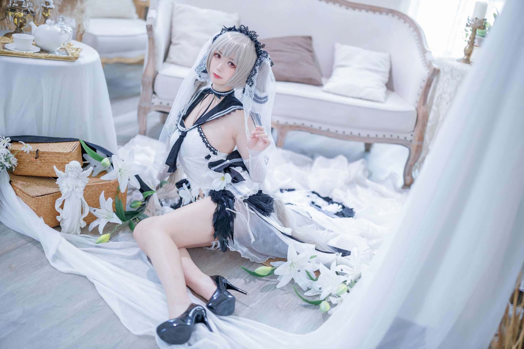 图片[3]-樱落酱w Vol.032 碧蓝航线 可畏 礼服 [20P-208MB]-吾爱二次元