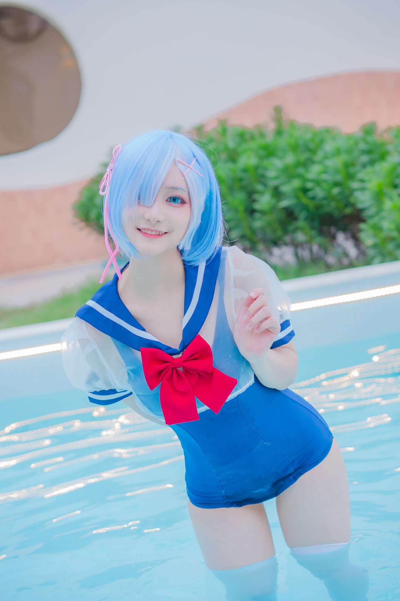 幼愛youmeko Vol.024 蕾姆泳装[18P-49M]-吾爱二次元