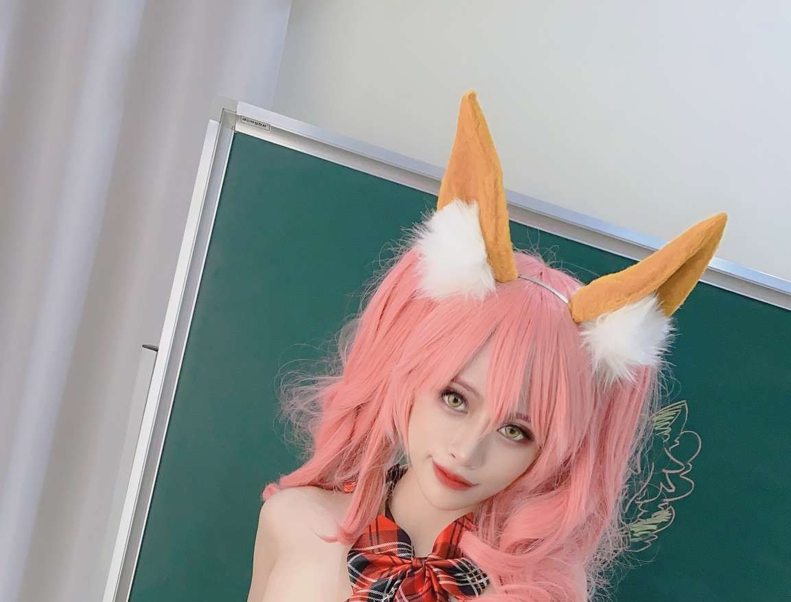 图片[5]-Byoru Vol.254 Tamamo no Mae (School Uniform)[60P13V-591M]-吾爱二次元