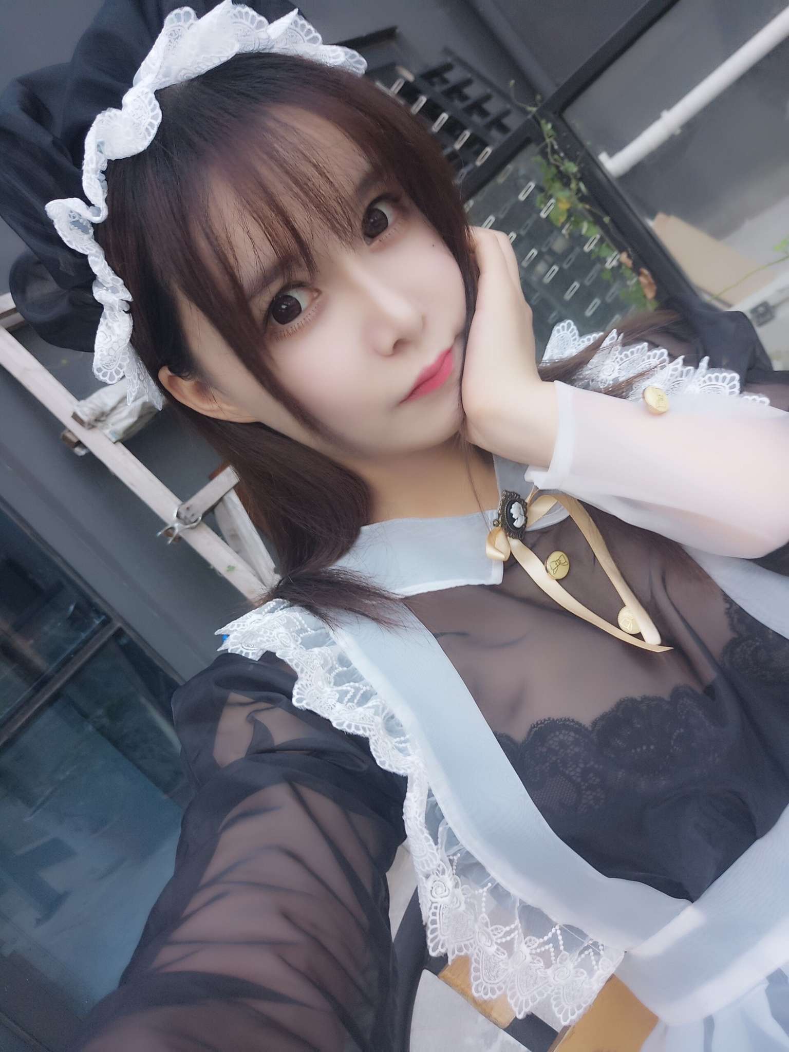 亚马逊鲶鱼 Vol.024 黑色透明女仆 [33P-432MB]-吾爱二次元