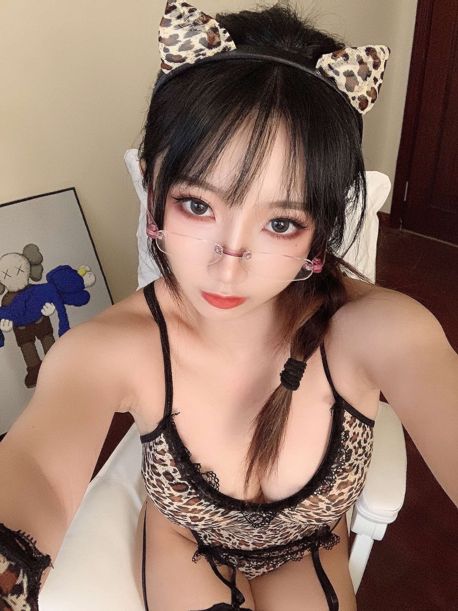 鬼畜瑶在不在w Vol.061 豹纹[50P-3V-461M]-吾爱二次元