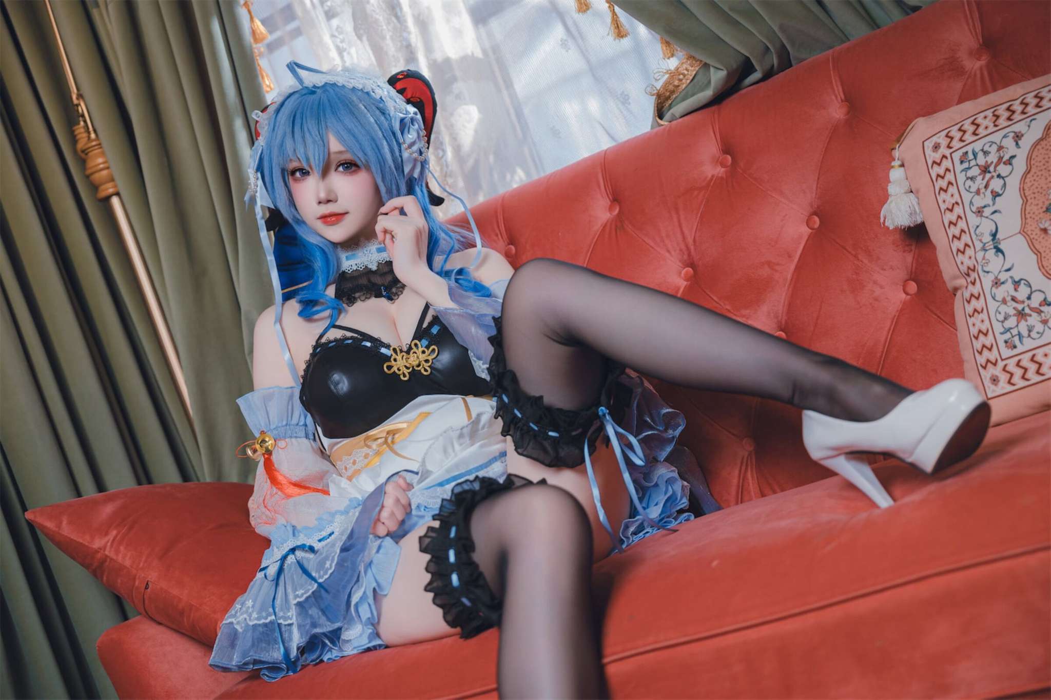 图片[5]-雪晴Astra Vol.091 原神 甘雨女仆[31P1V-613M]-吾爱二次元