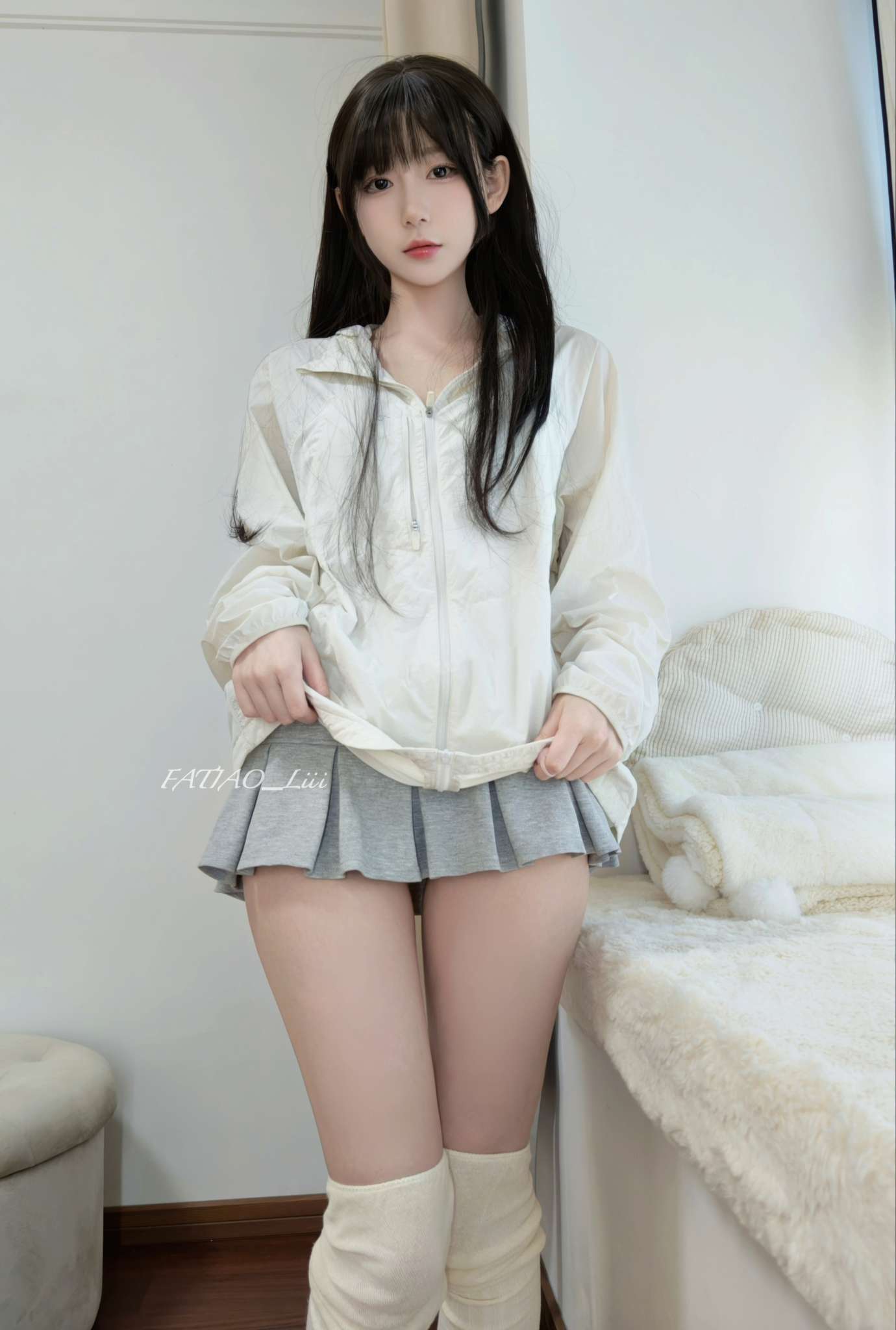 图片[5]-迷之呆梨 Vol.056 超短短裙[18P1V-190M]-蝶影二次元