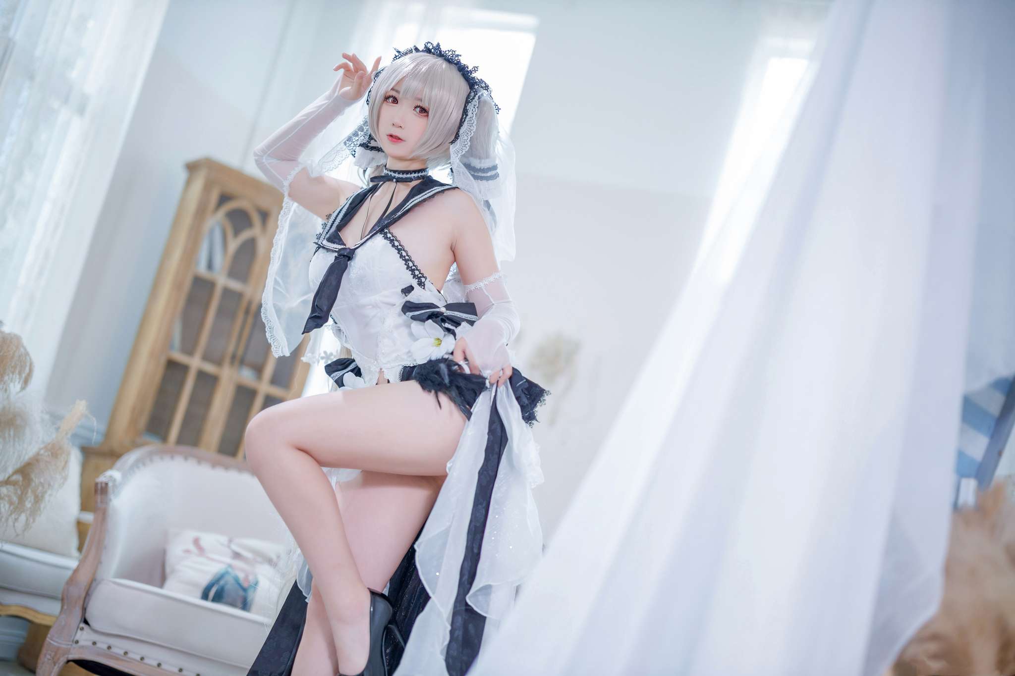 图片[4]-樱落酱w Vol.032 碧蓝航线 可畏 礼服 [20P-208MB]-吾爱二次元