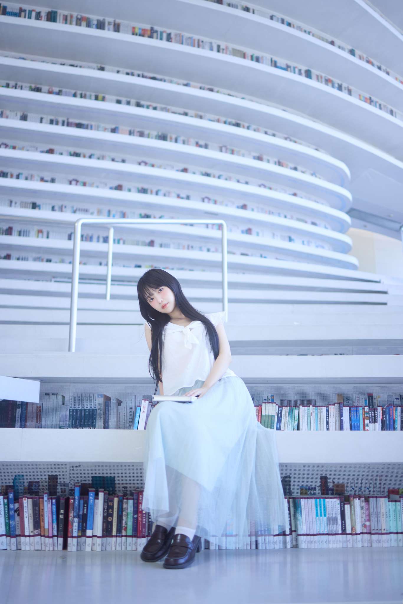 Shika小鹿鹿 Vol.128 图书馆[16P-295M]-吾爱二次元