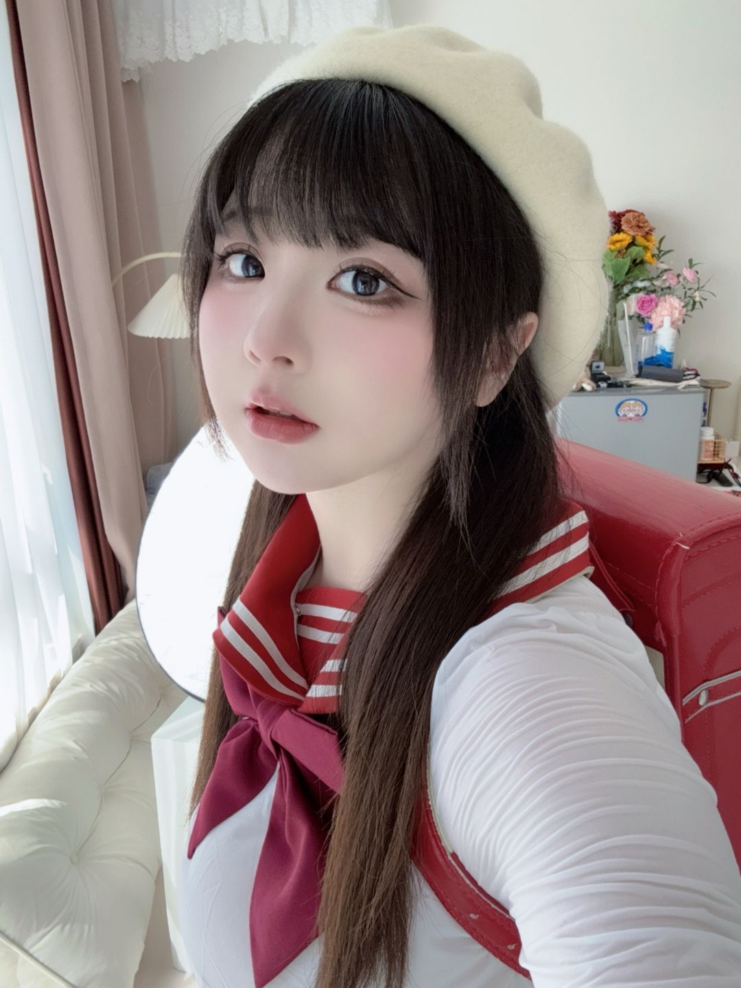 图片[4]-皮皮奶 Vol.066 JK红书包 [47P-1.31G]-吾爱二次元