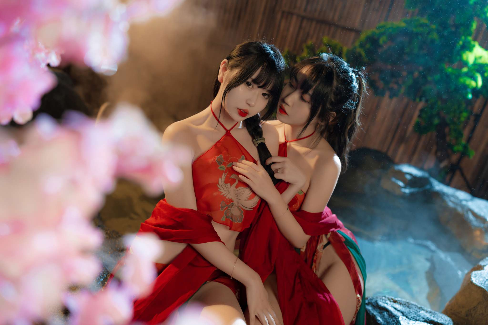 Tina很妖孽呀 Vol.035 &不呆猫 古风双人 [16P-226M]-吾爱二次元