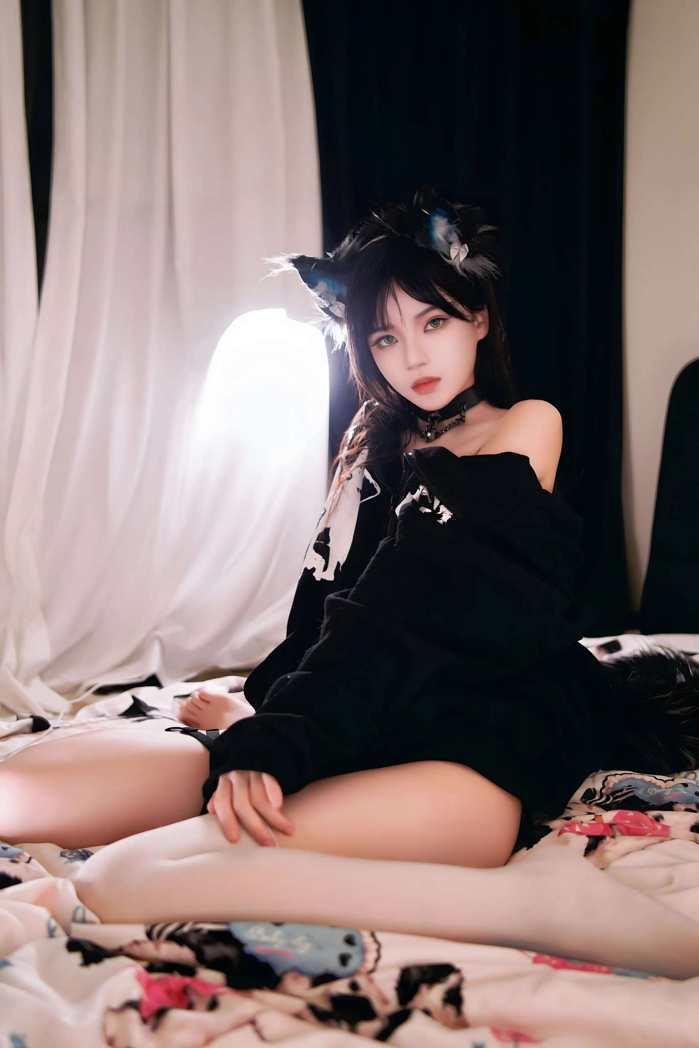 桜桃喵 Vol.214 缅因猫猫 [47P-235M]-吾爱二次元