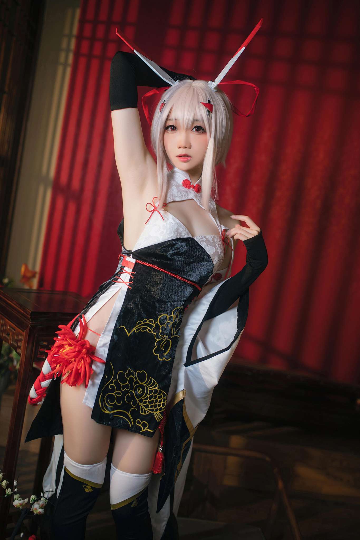 焖焖碳 Vol.047 绫波旗袍 [25P-375MB]-吾爱二次元