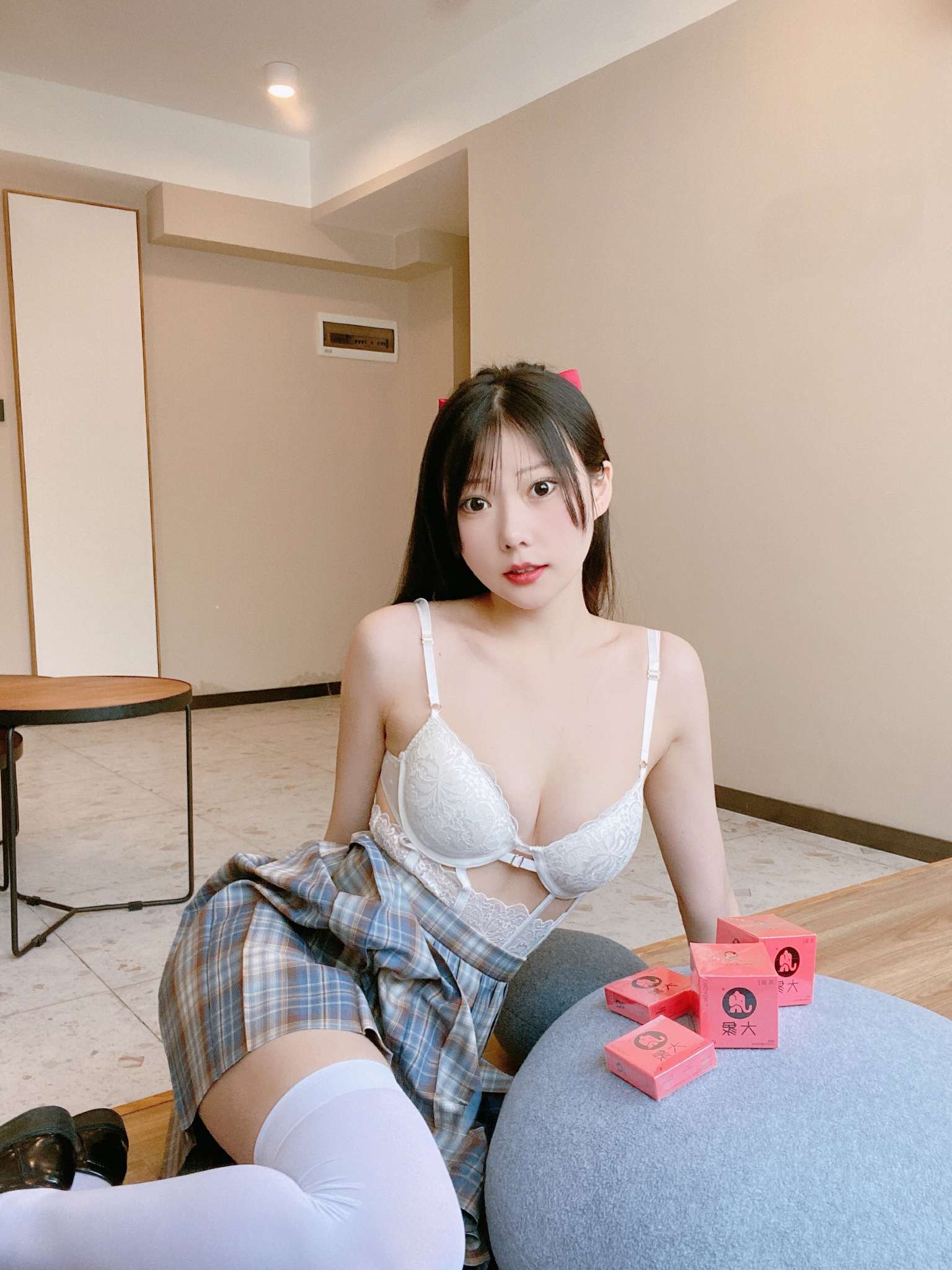 香草喵露露 Vol.064 大象 JK格子裙[30P-96M]-吾爱二次元