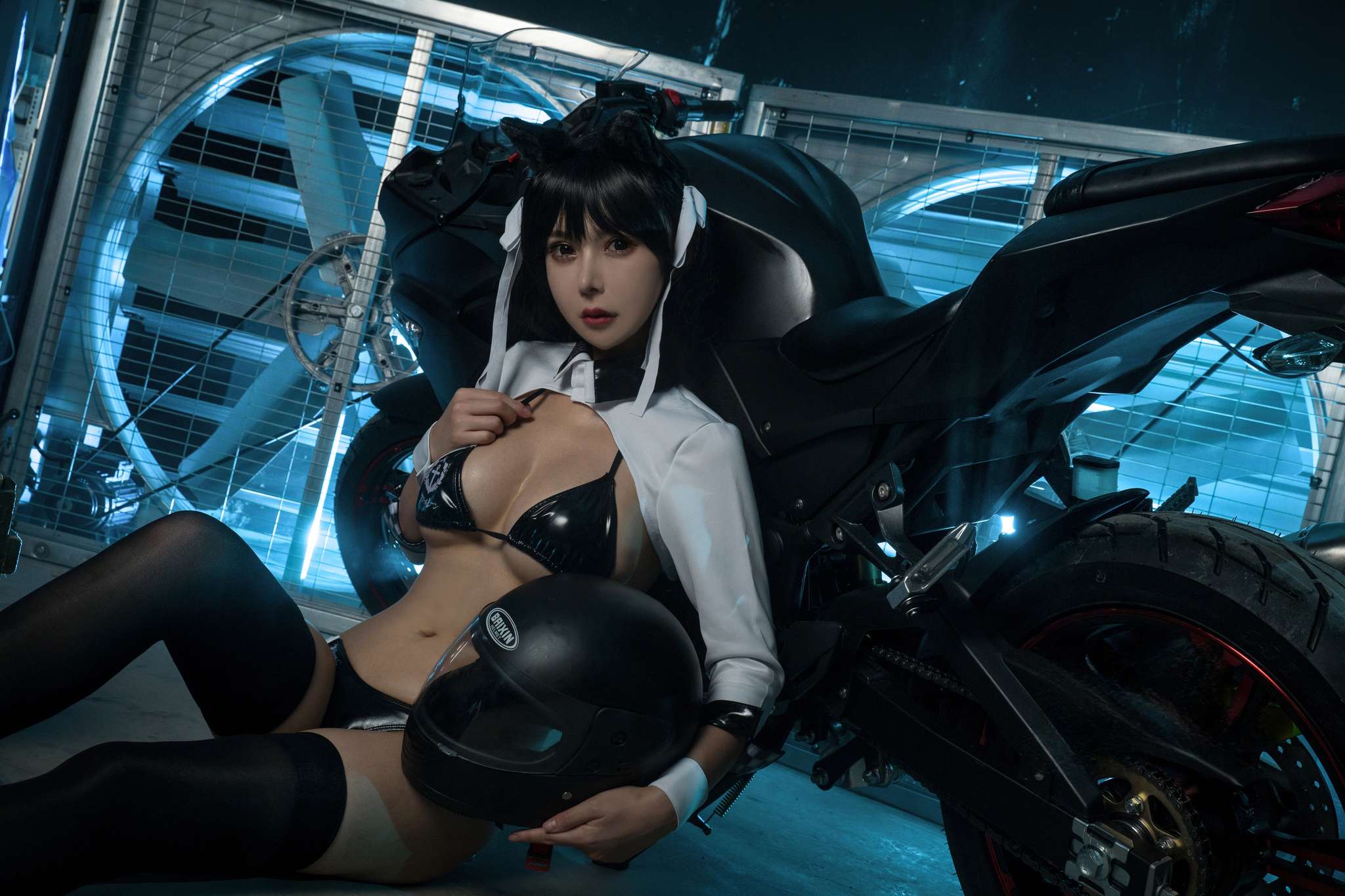 亚马逊鲶鱼 Vol.030 碧蓝航线 爱宕机车[10P-147M]-吾爱二次元