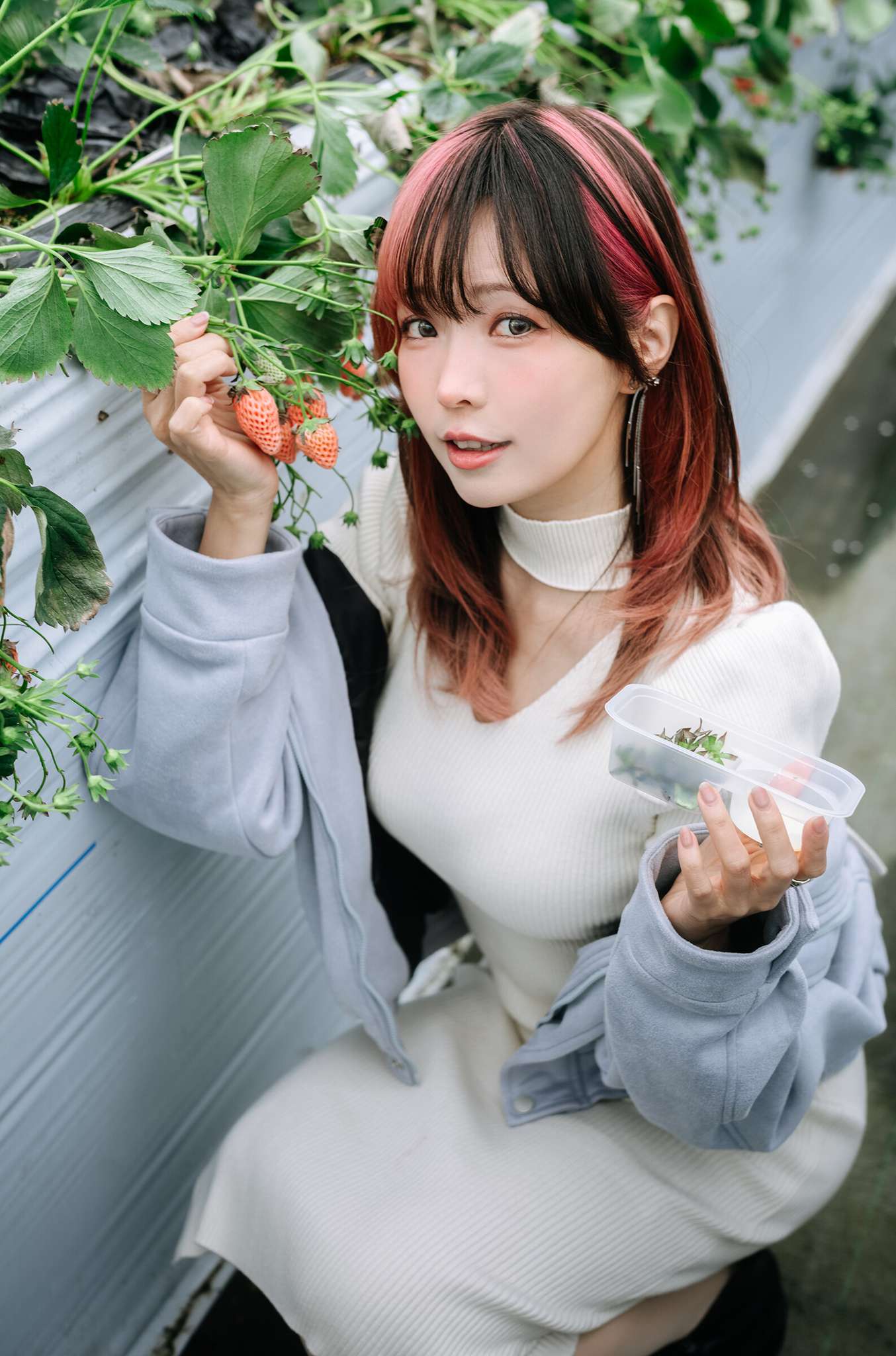 图片[2]-ElyEE子 Vol.152 Strawberry Picking Date [34P2V-128MB]-吾爱二次元