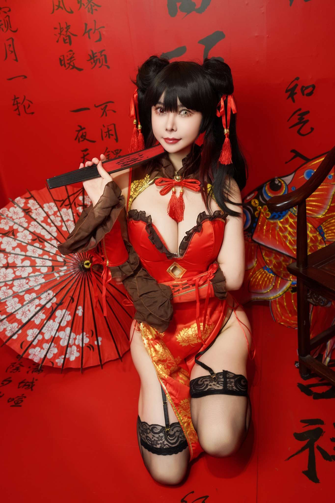 亚马逊鲶鱼 Vol.017 时崎狂三 旗袍[25P1V-547M]-吾爱二次元