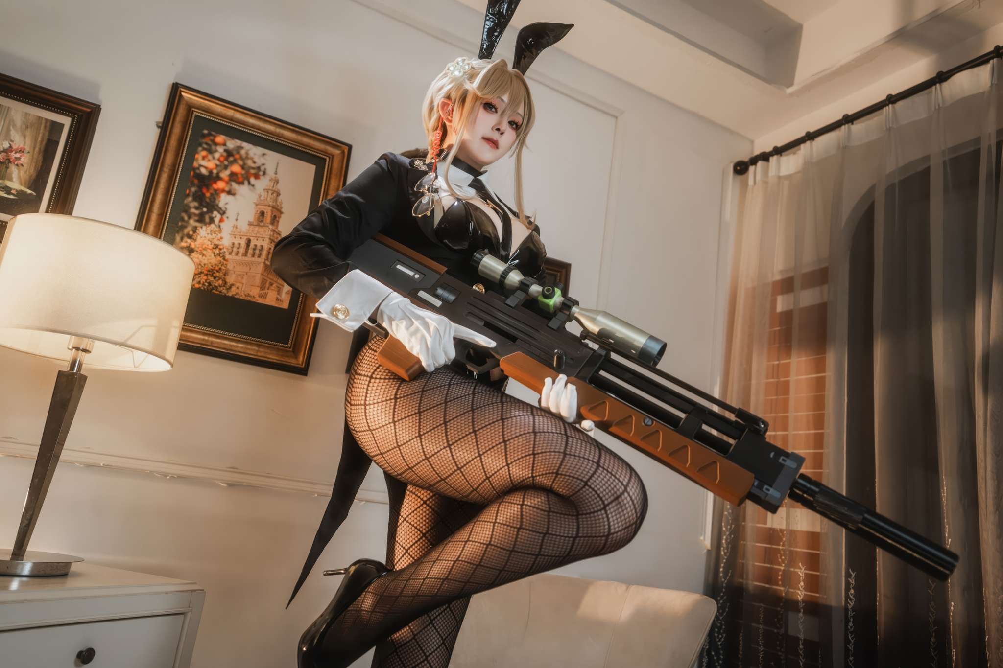 图片[3]-Natsuko夏夏子 Vol.081 NIKKE 爱德 特工兔女郎[86P4V-942M]-吾爱二次元