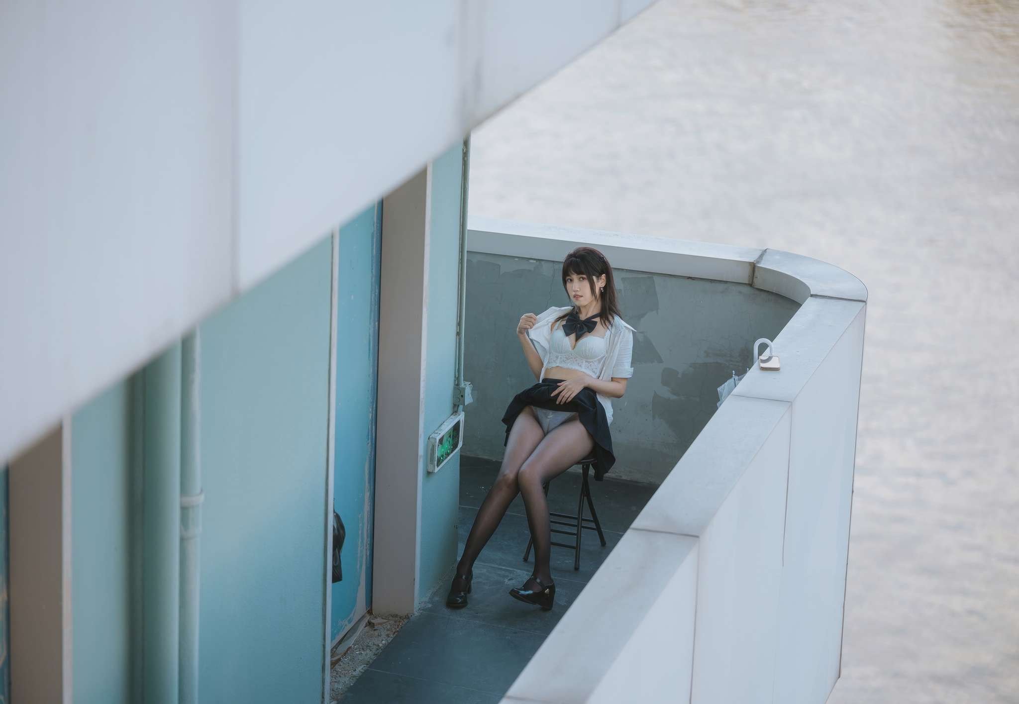 图片[3]-不呆猫 Vol.058 JK学妹户外 [59P-390MB]-吾爱二次元