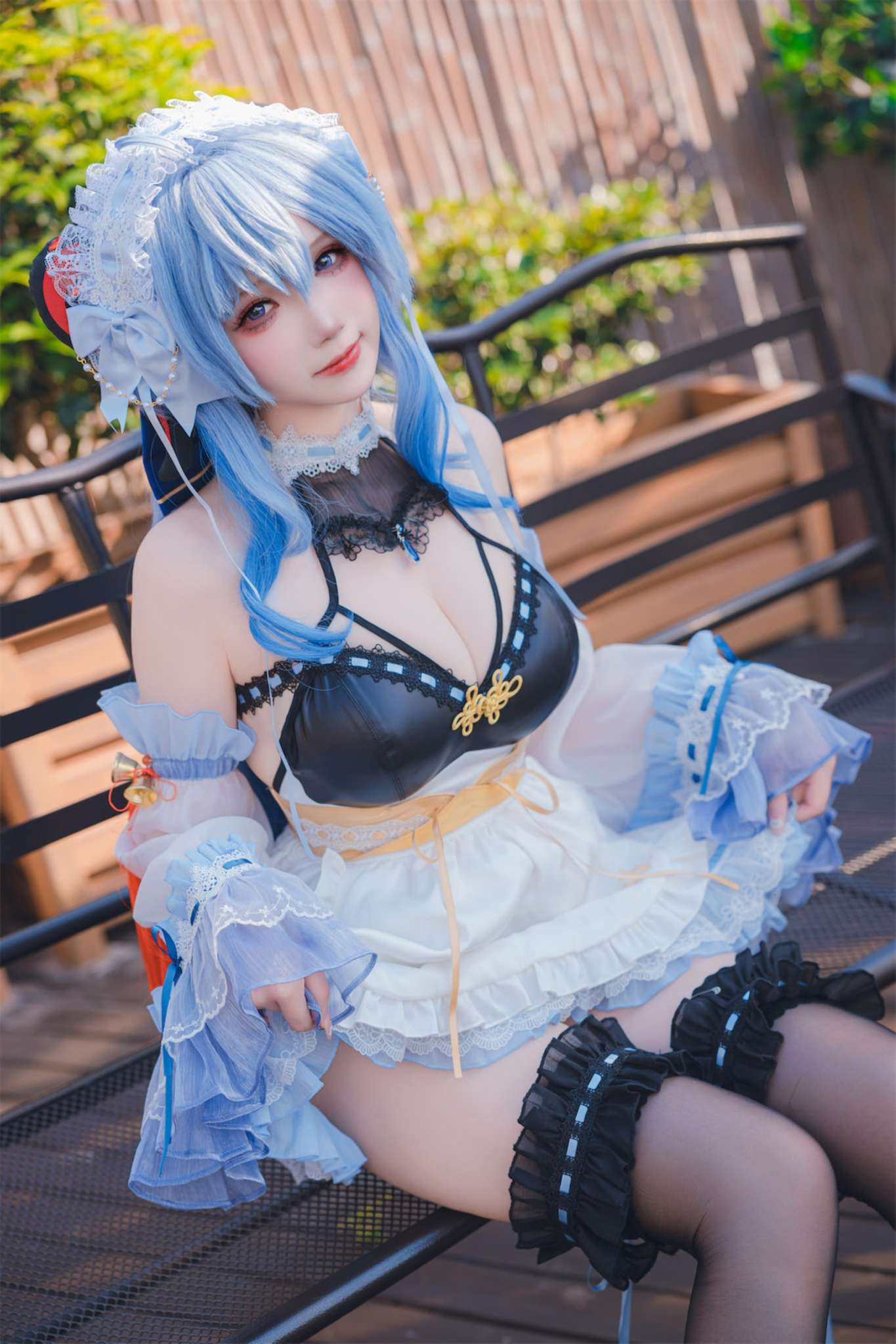 雪晴Astra Vol.091 原神 甘雨女仆[31P1V-613M]-吾爱二次元