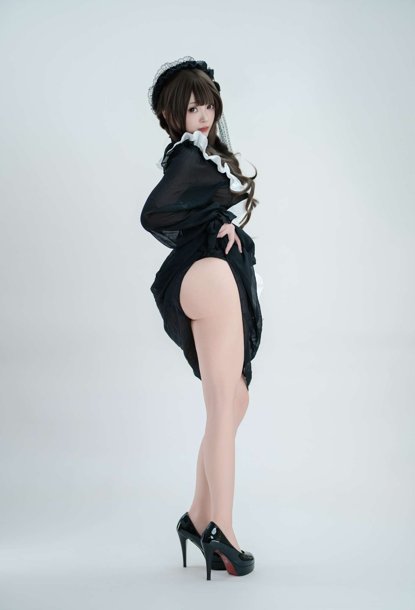 图片[5]-迷之呆梨 Vol.061 枪械女仆[68P6V-655M]-蝶影二次元
