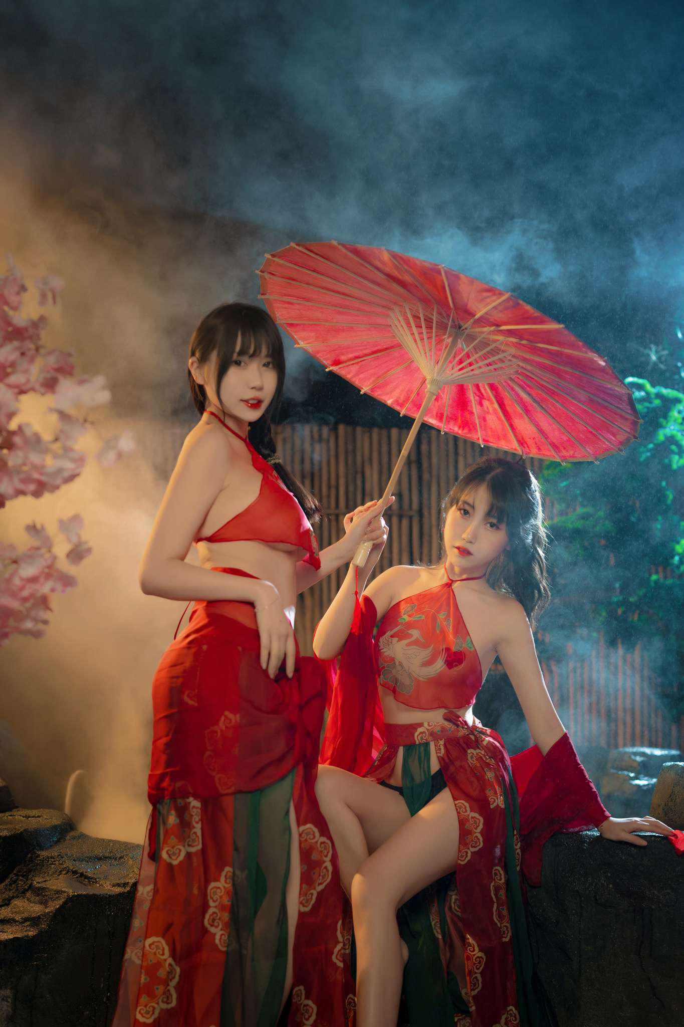 Tina很妖孽呀 Vol.035 &不呆猫 古风双人 [16P-226M]-吾爱二次元