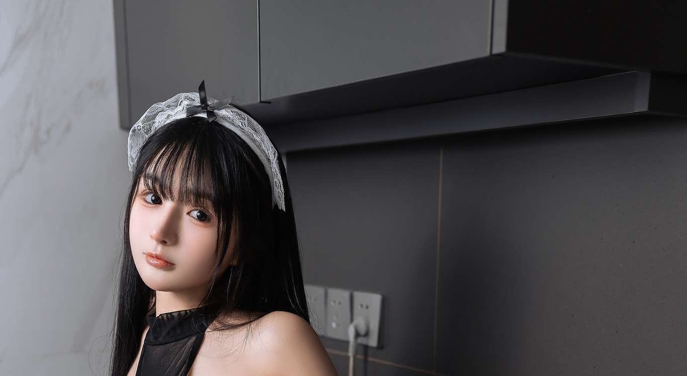 图片[3]-桜井宁宁 Vol.128 黑色女仆 [68P1V-1.05GB]-吾爱二次元
