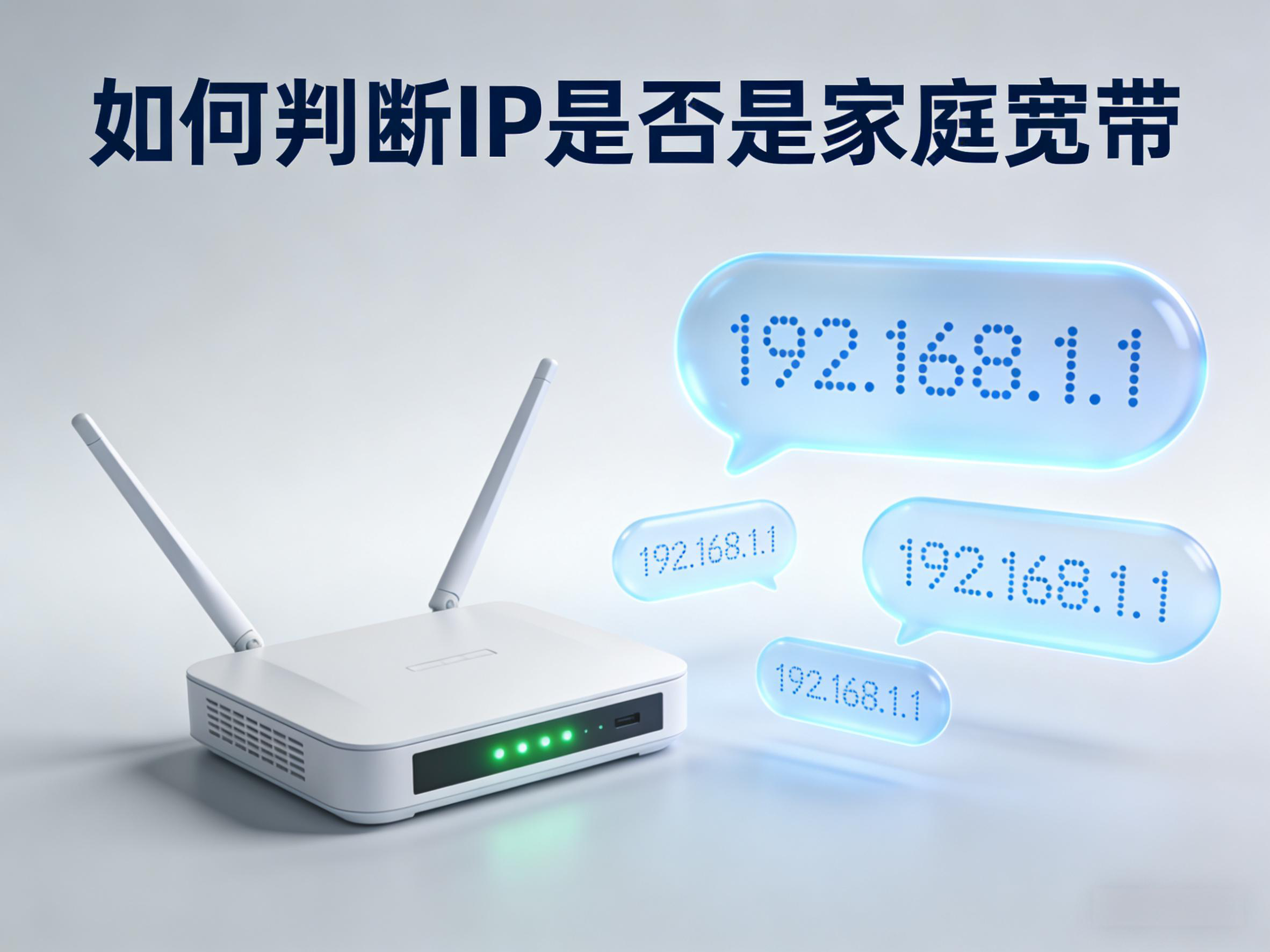 如何判断IP是否是家庭宽带